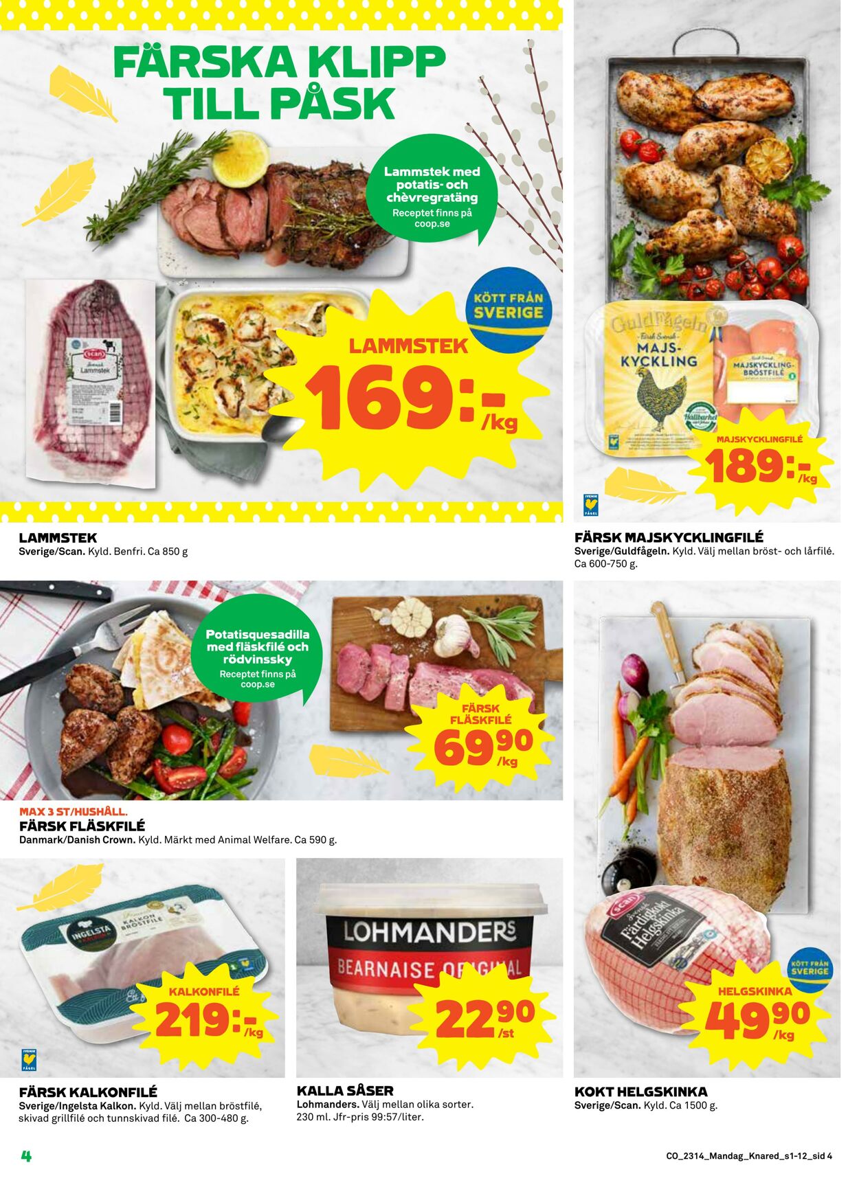 Erbjudanden Coop 03.04.2023 - 09.04.2023