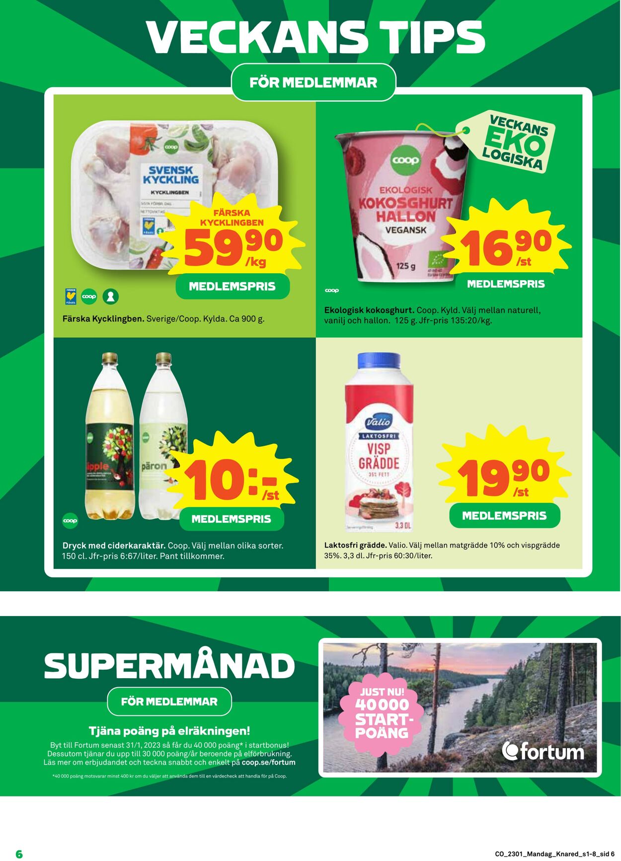 Erbjudanden Coop 02.01.2023 - 08.01.2023