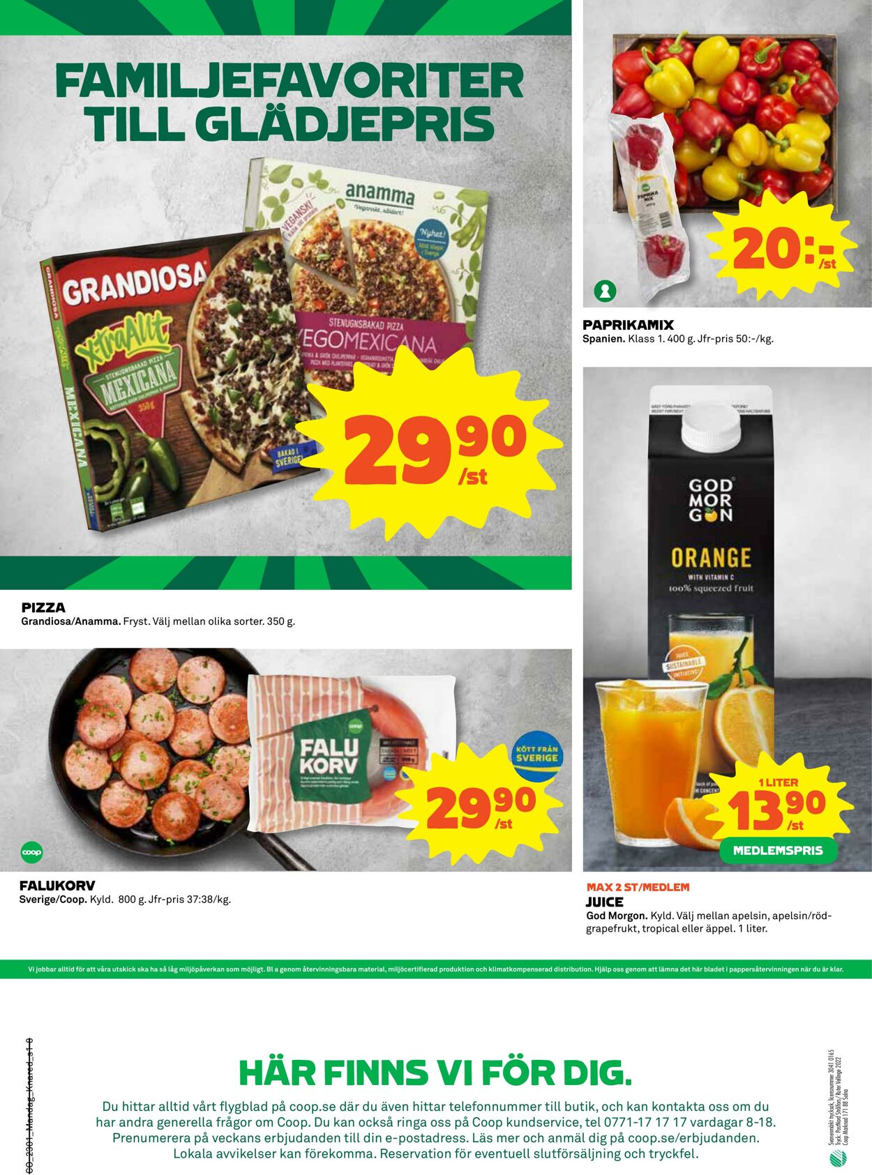 Erbjudanden Coop 02.01.2023 - 08.01.2023