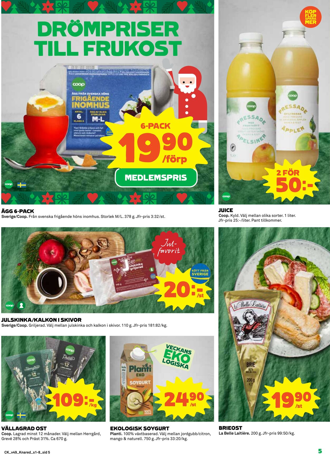 Erbjudanden Coop 05.12.2022 - 11.12.2022