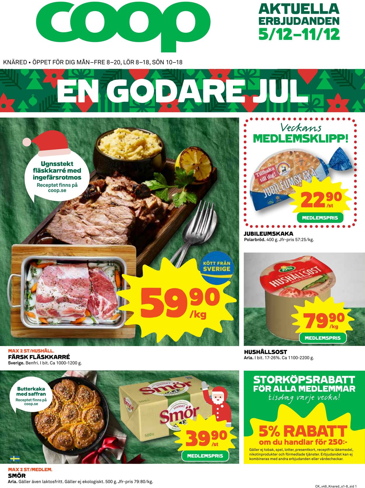 Erbjudanden Coop 05.12.2022 - 11.12.2022