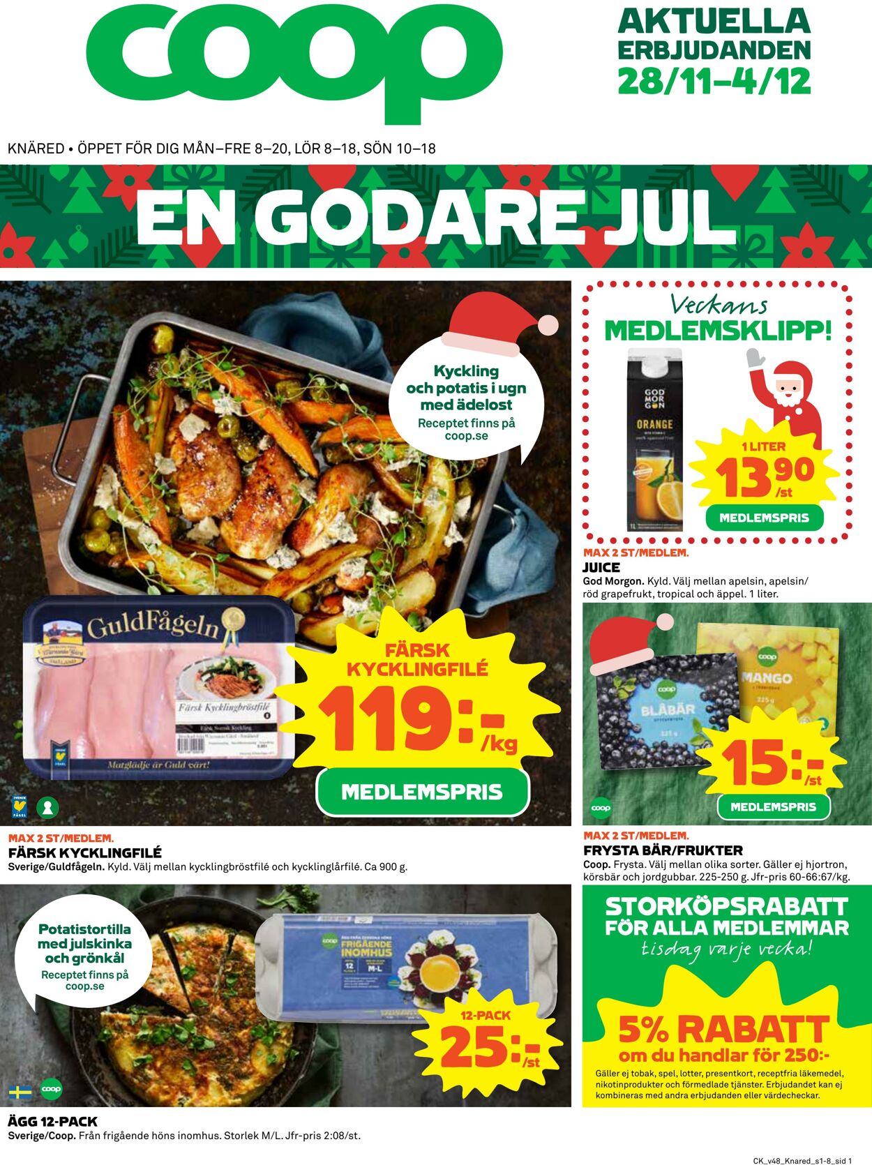 Erbjudanden Coop 28.11.2022 - 04.12.2022