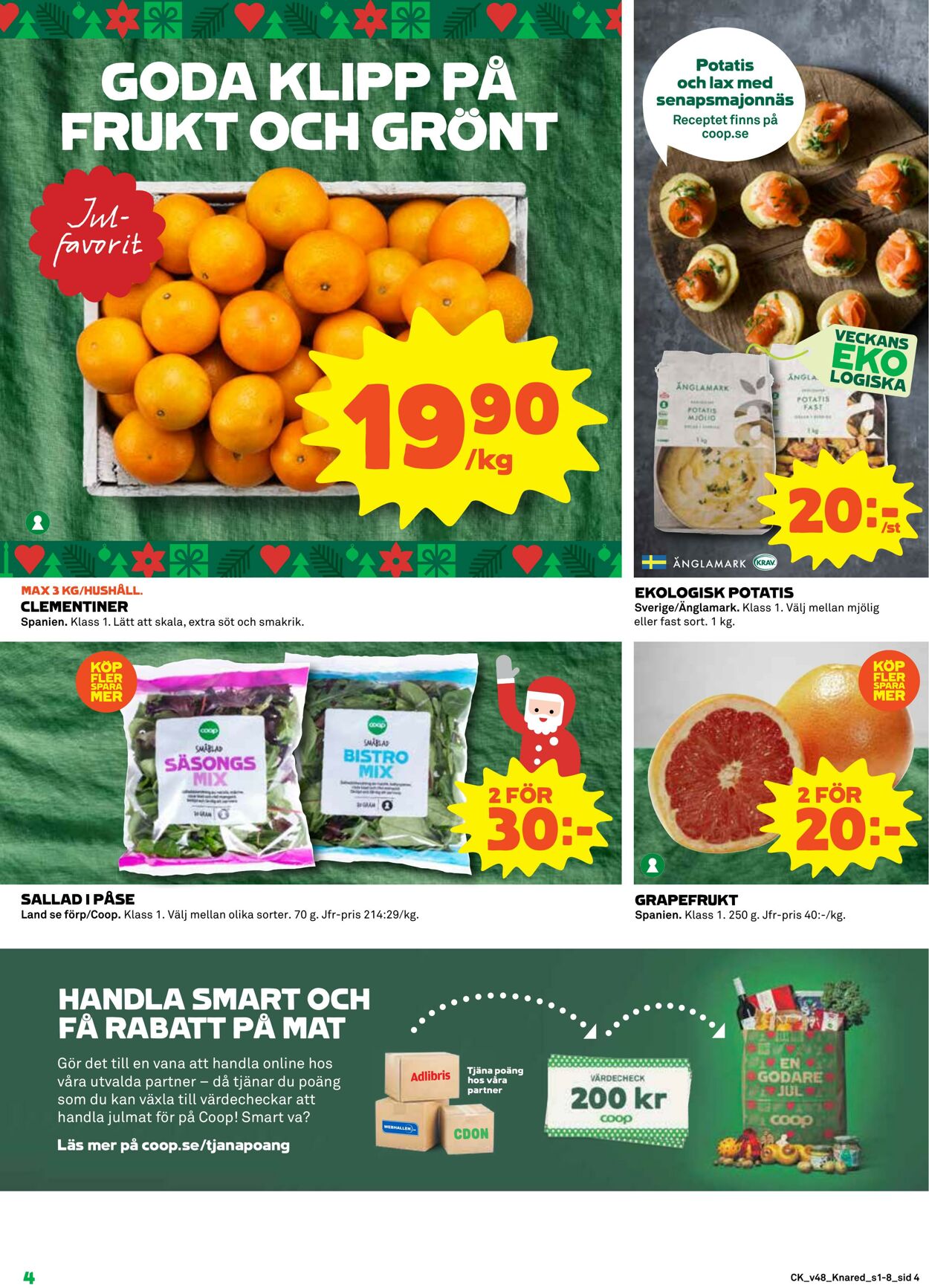 Erbjudanden Coop 28.11.2022 - 04.12.2022