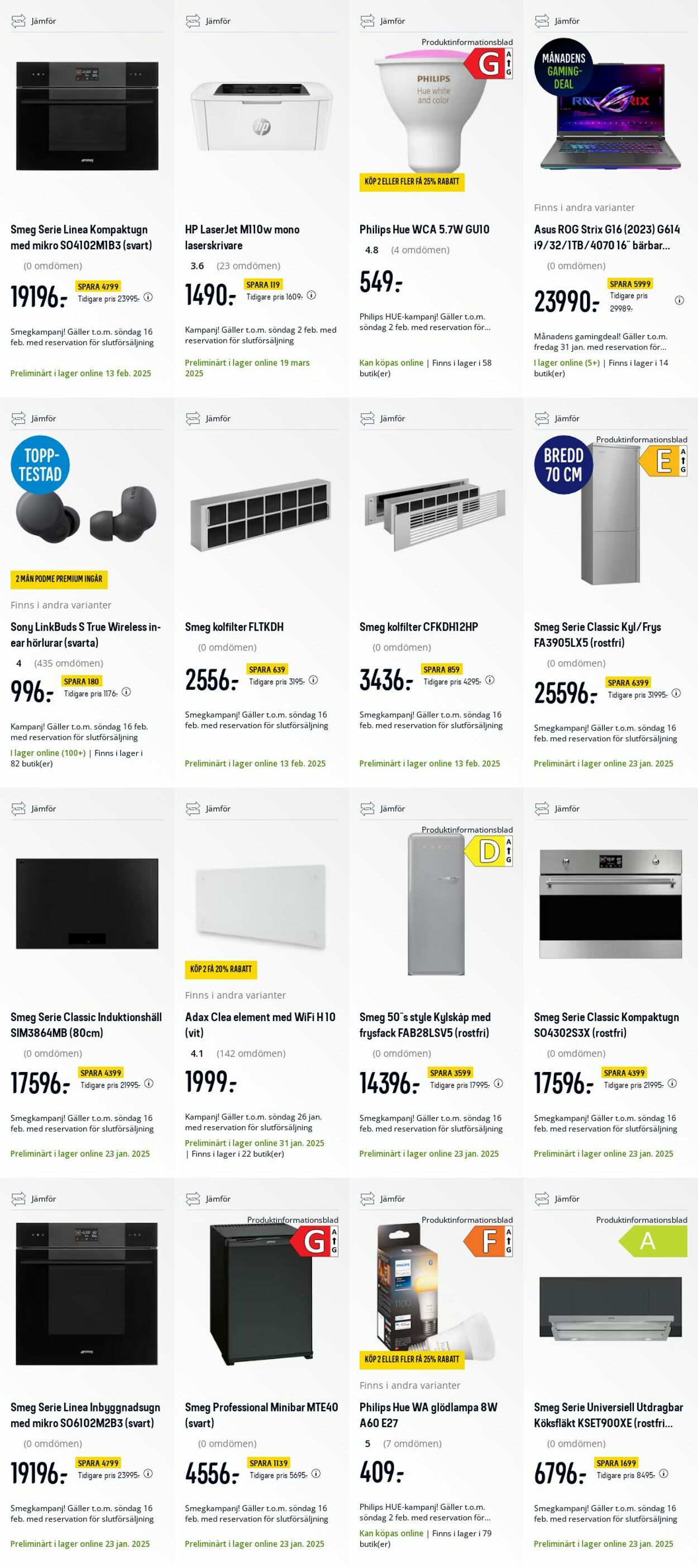 Erbjudanden Elgiganten 20.01.2025 - 26.01.2025