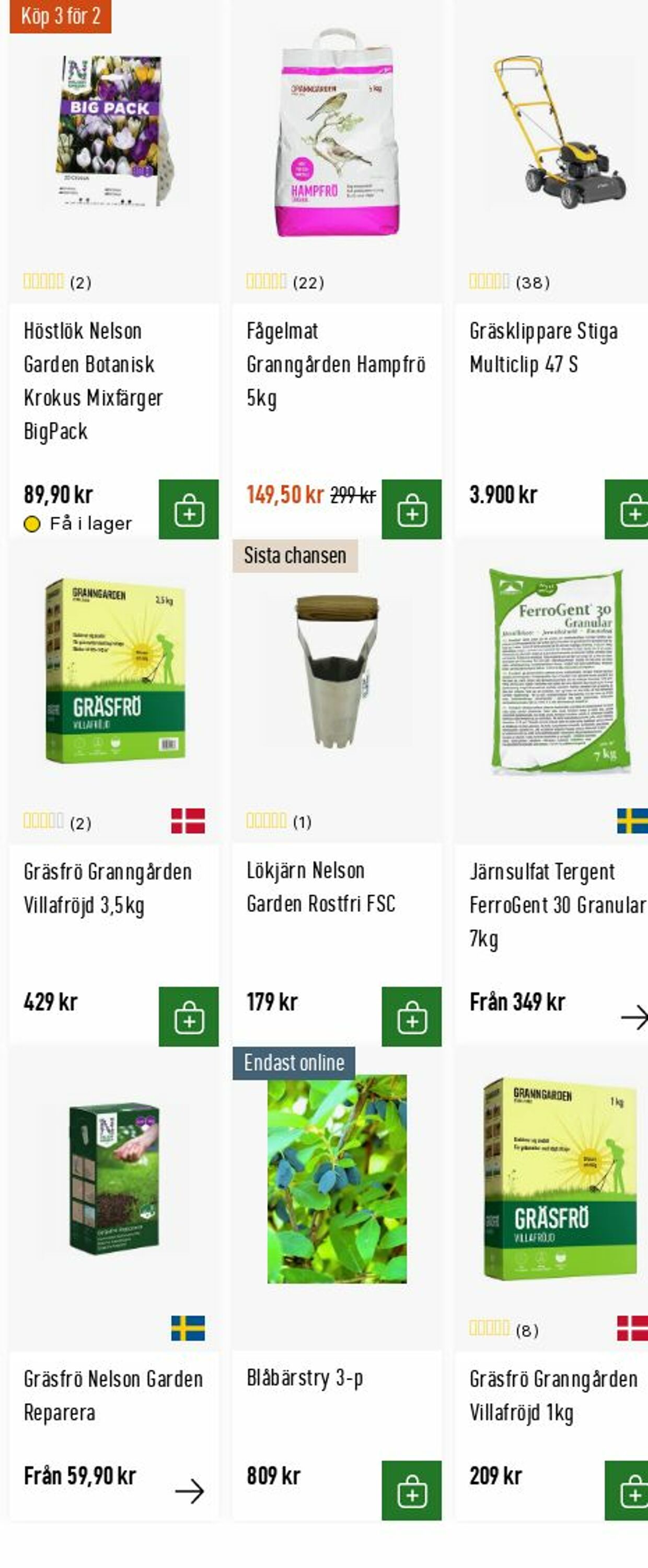 Erbjudanden Granngården 22.09.2025 - 01.10.2025
