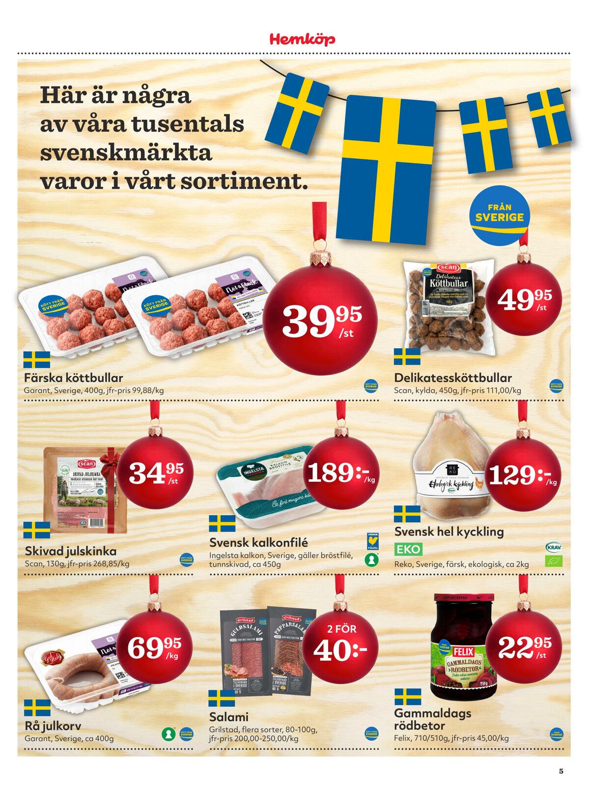 Erbjudanden Hemköp 19.12.2022 - 26.12.2022