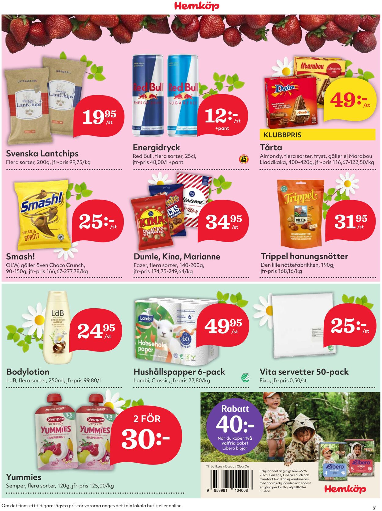 Erbjudanden Hemköp 16.06.2025 - 22.06.2025