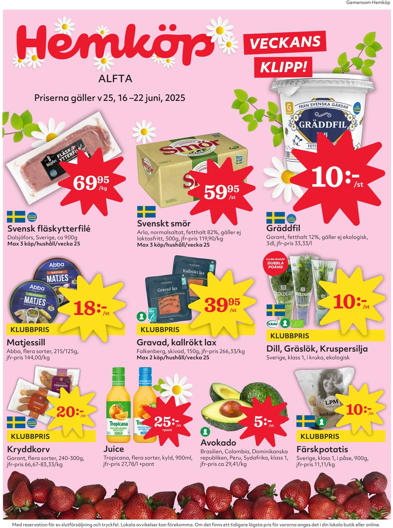 Erbjudanden Hemköp 16.06.2025 - 22.06.2025