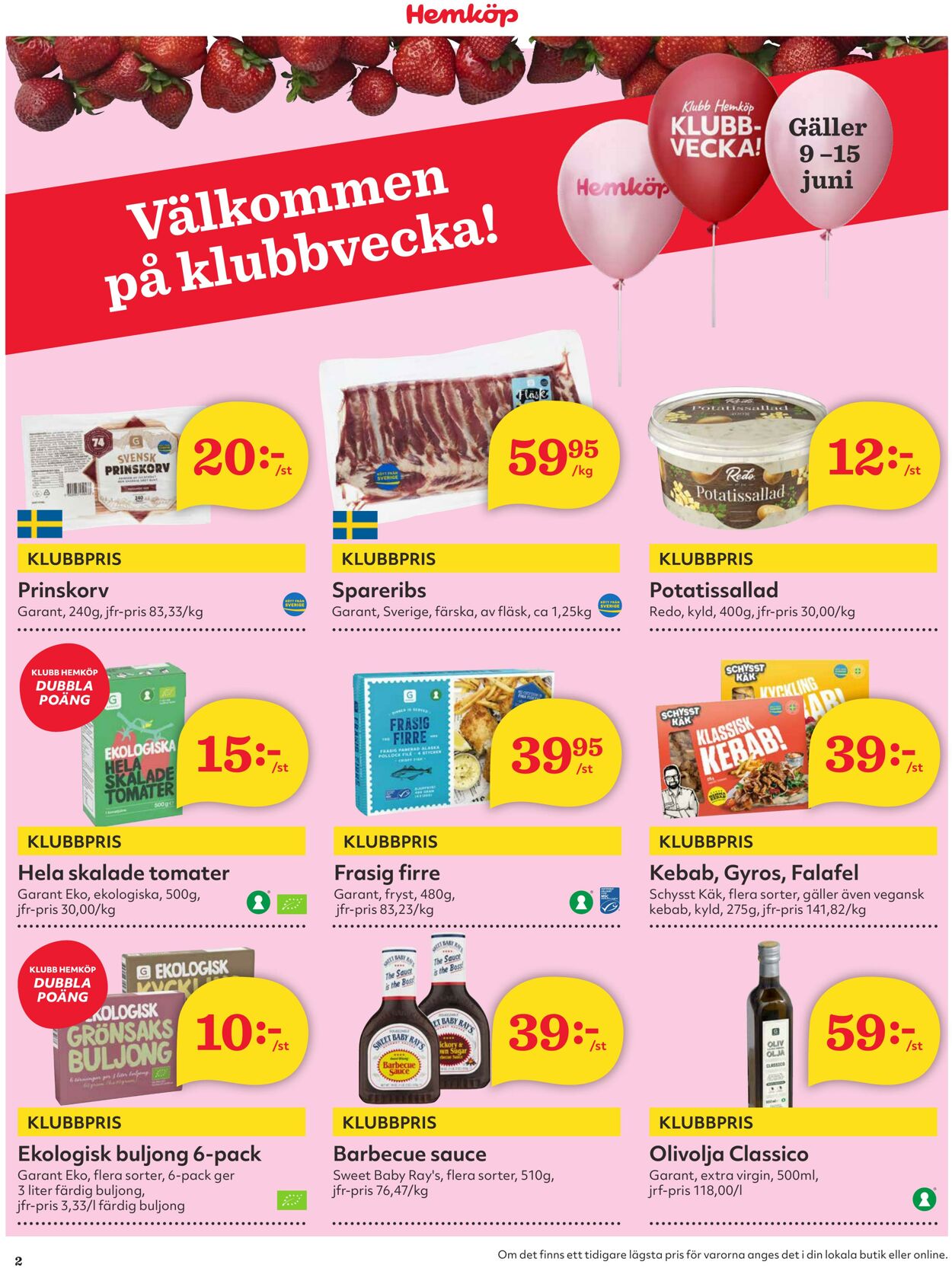 Erbjudanden Hemköp 09.06.2025 - 15.06.2025