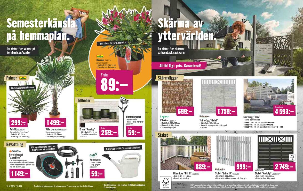 Erbjudanden Hornbach 01.06.2023 - 30.06.2023