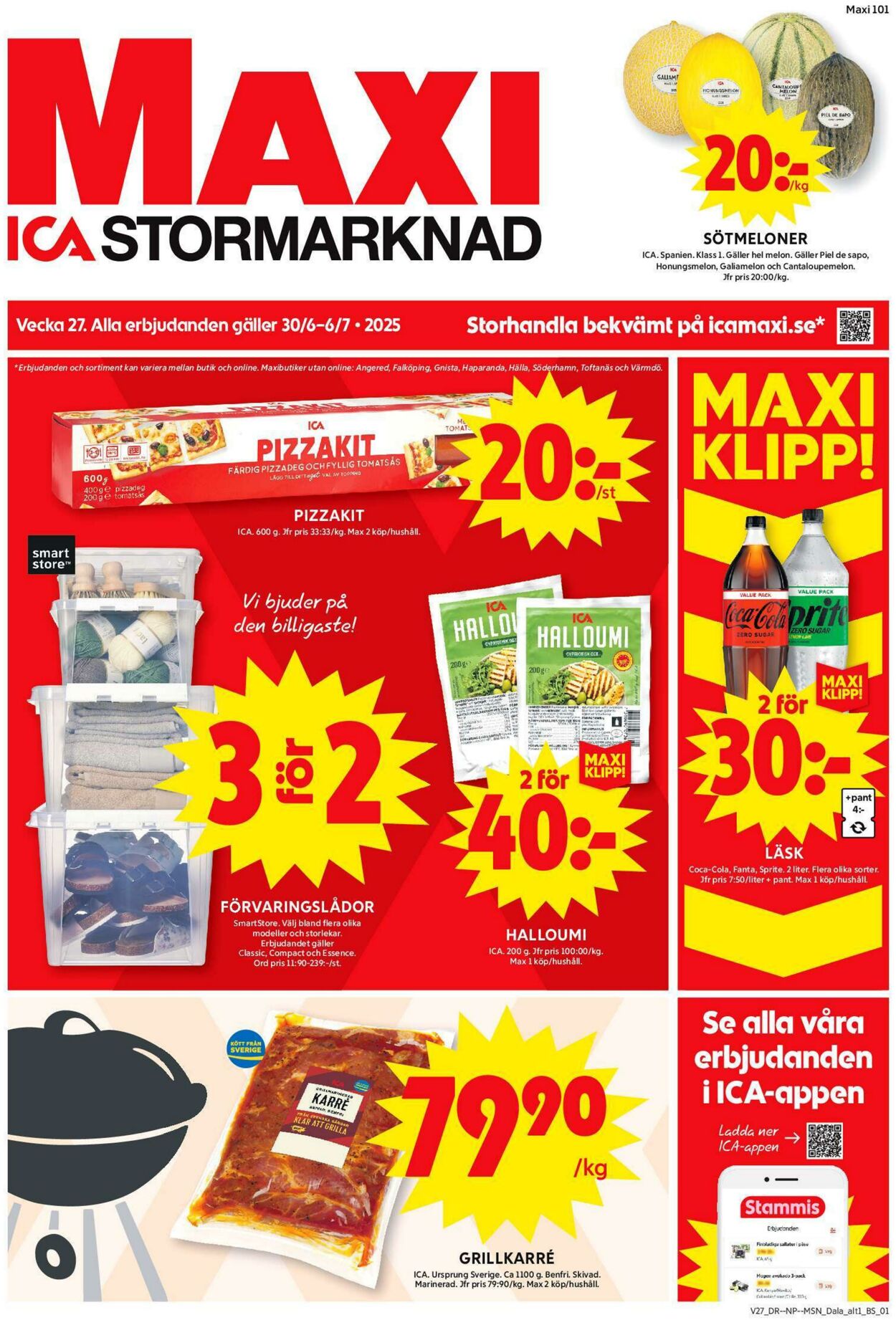 Erbjudanden ICA 30.06.2025 - 06.07.2025