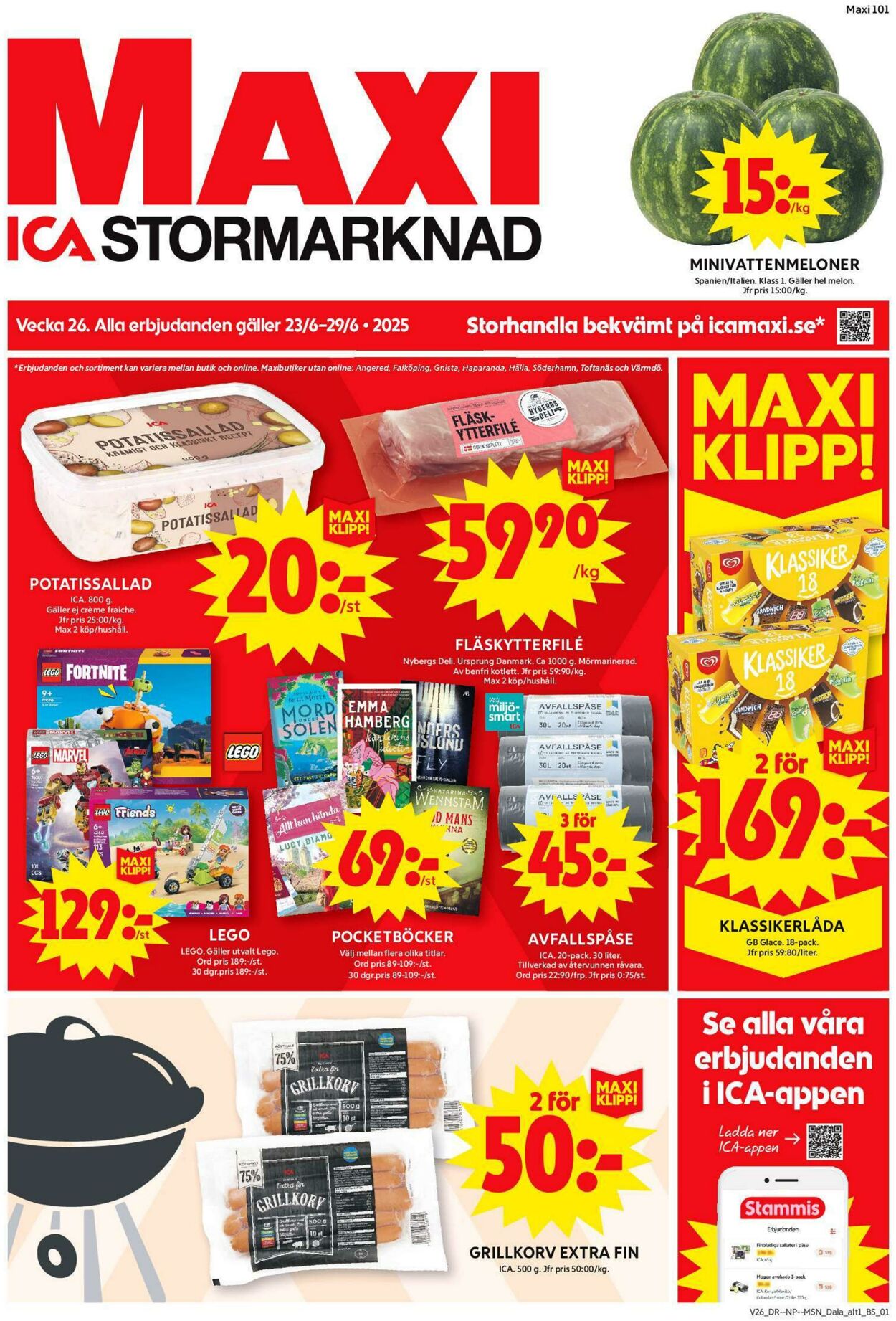 Erbjudanden ICA 23.06.2025 - 29.06.2025