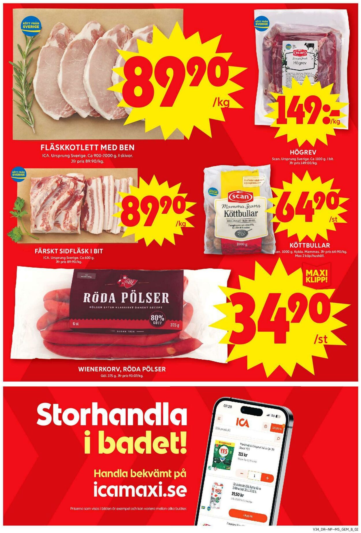 Erbjudanden ICA 18.08.2025 - 24.08.2025