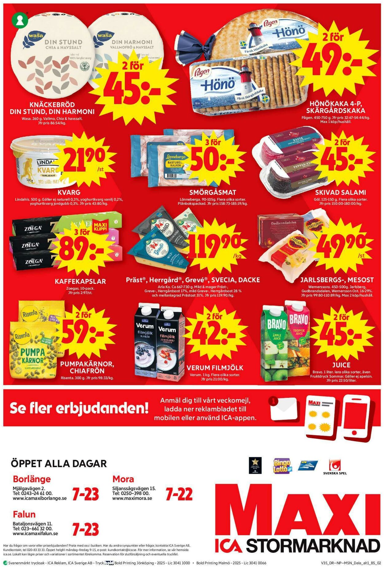 Erbjudanden ICA 25.08.2025 - 31.08.2025