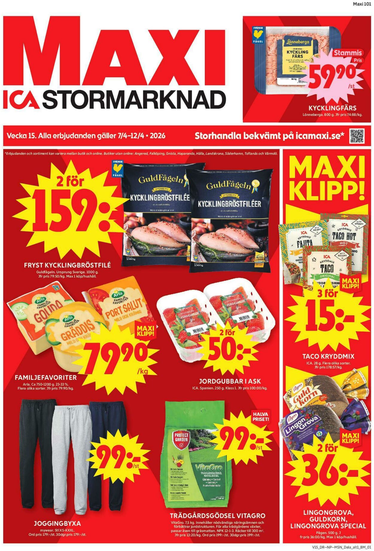 Erbjudanden ICA 30.03.2026 - 05.04.2026