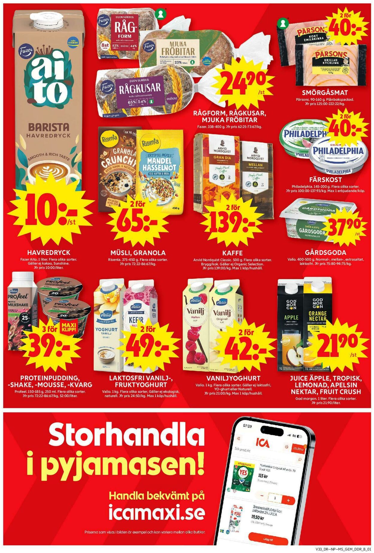 Erbjudanden ICA 11.08.2025 - 17.08.2025
