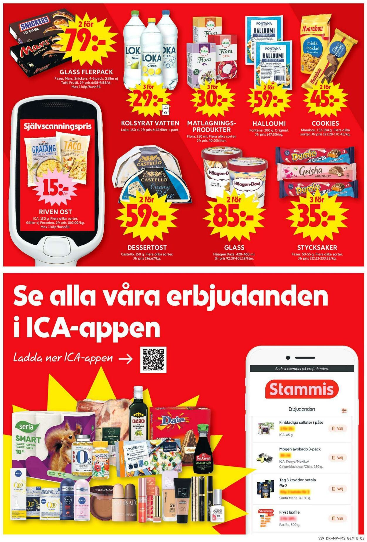 Erbjudanden ICA 22.09.2025 - 28.09.2025