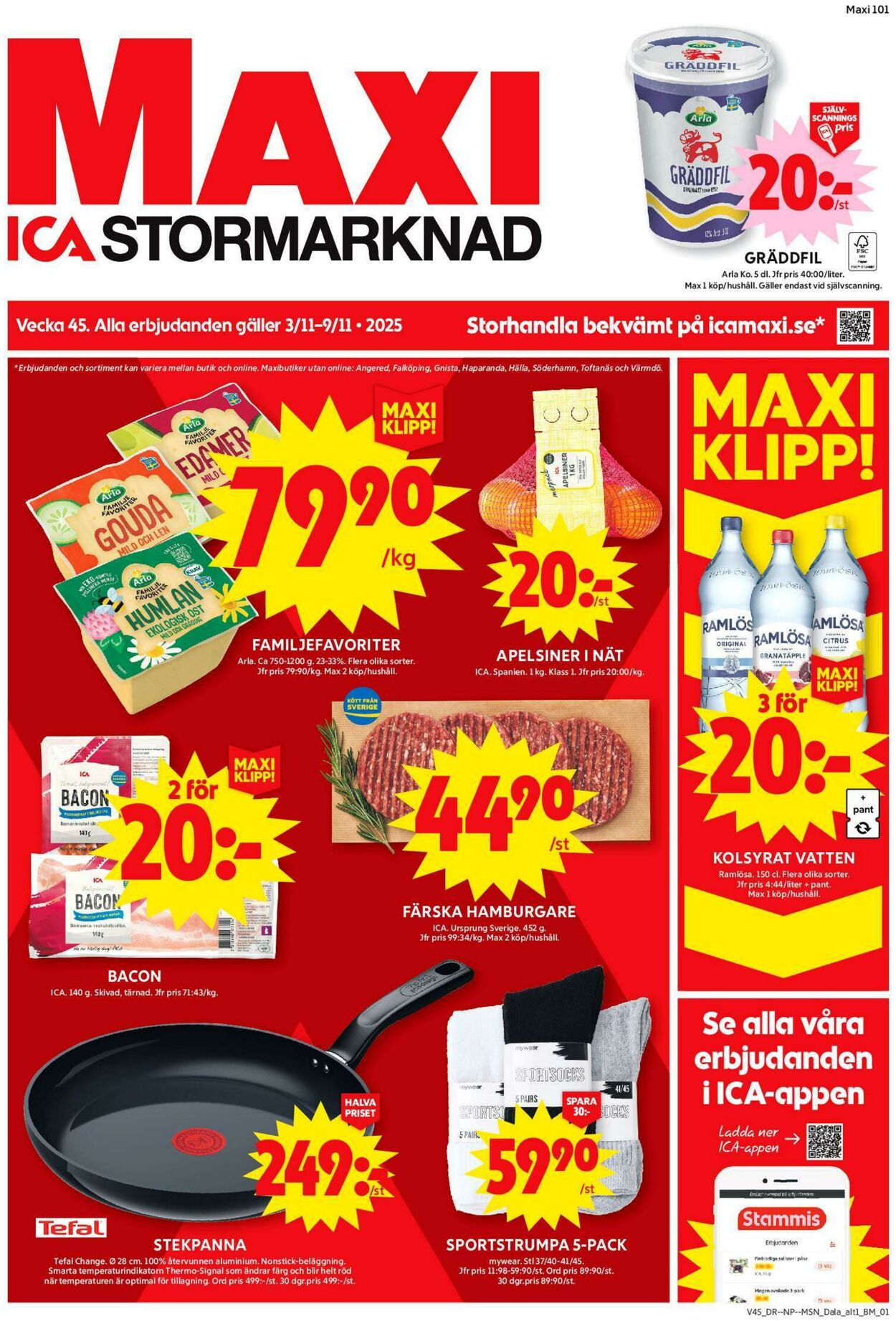 Erbjudanden ICA 03.11.2025 - 09.11.2025