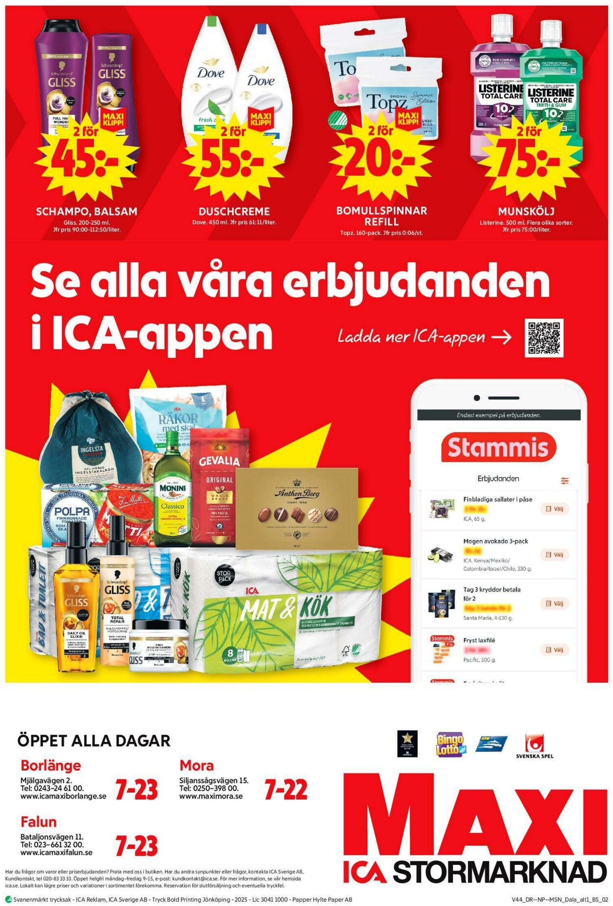 Erbjudanden ICA 27.10.2025 - 02.11.2025