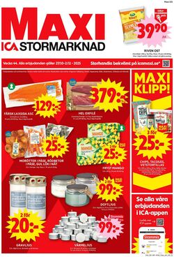 Erbjudanden ICA 27.10.2025 - 02.11.2025