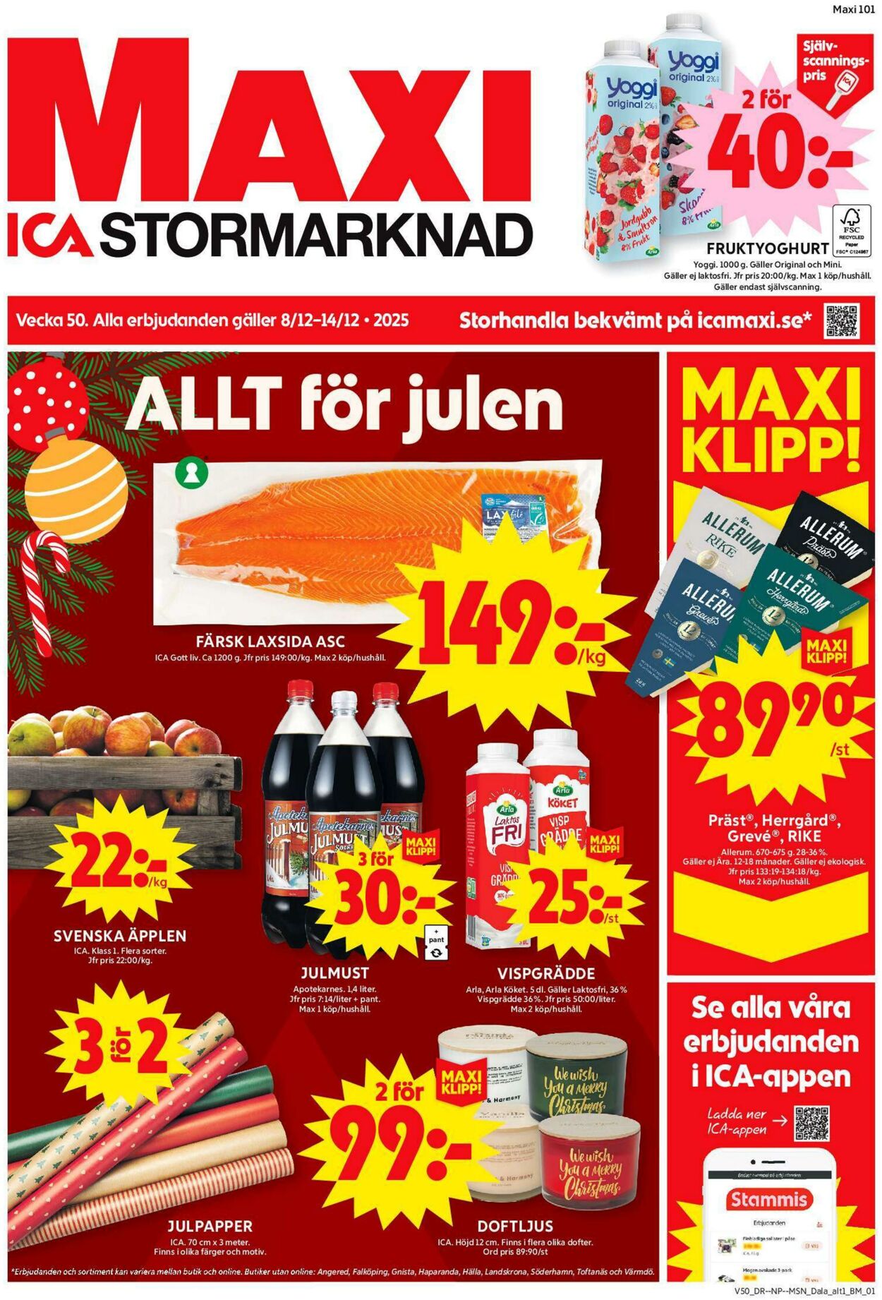 Erbjudanden ICA 08.12.2025 - 14.12.2025