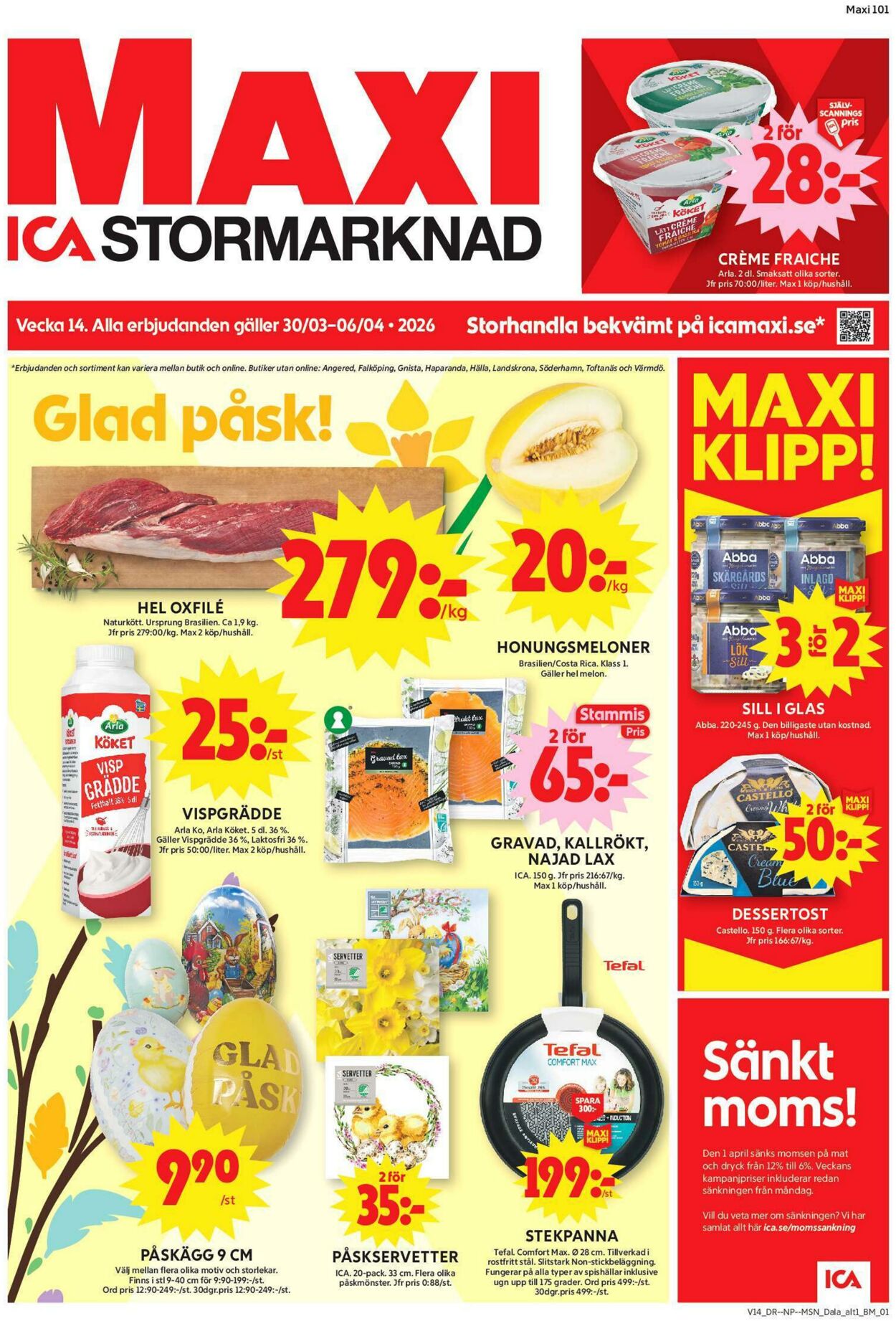 Erbjudanden ICA 23.03.2026 - 29.03.2026