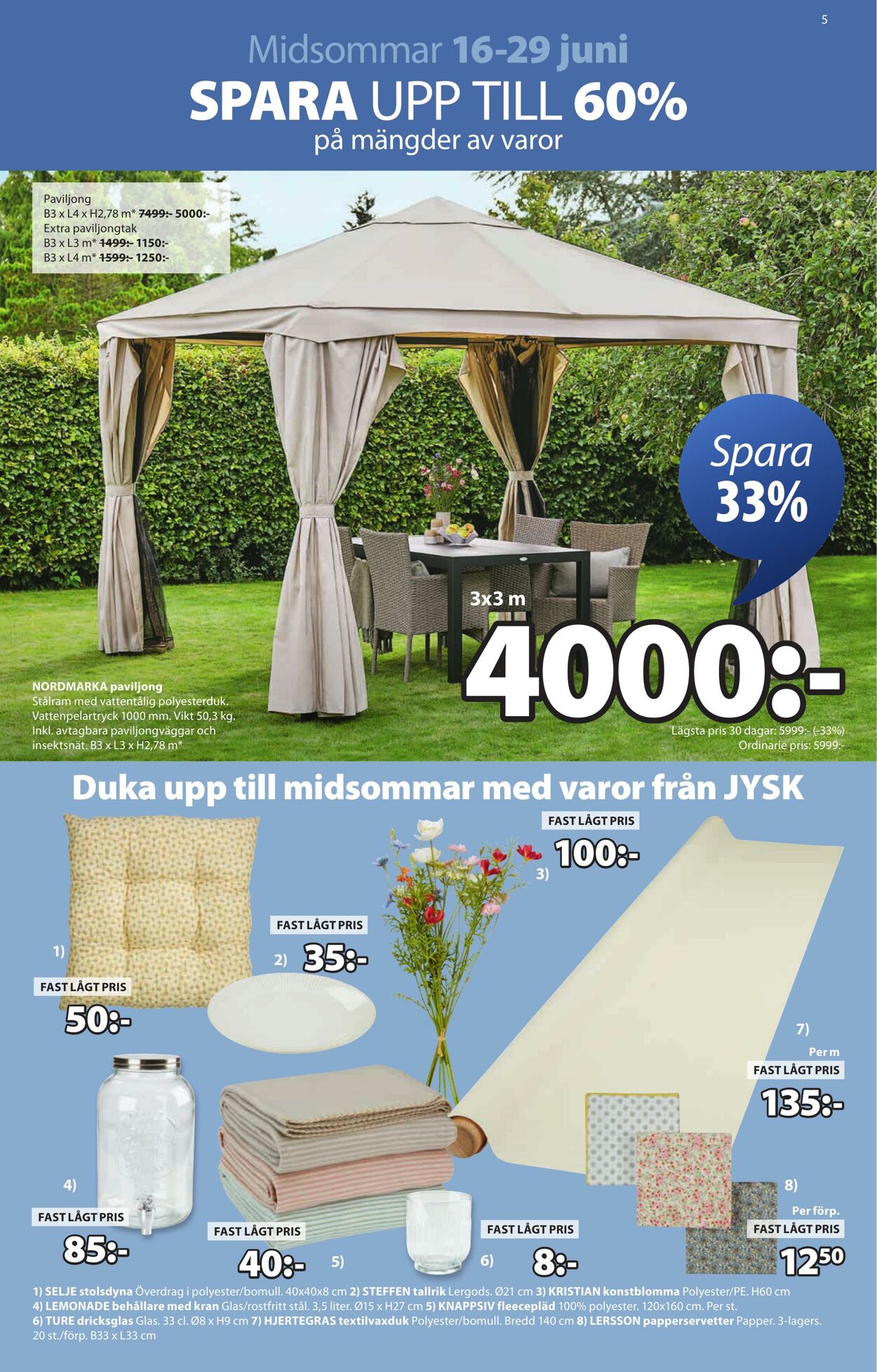 Erbjudanden Jysk 16.06.2025 - 30.06.2025