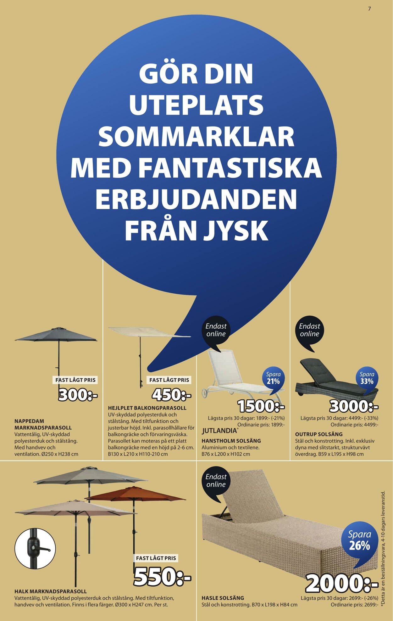 Erbjudanden Jysk 26.05.2025 - 02.06.2025