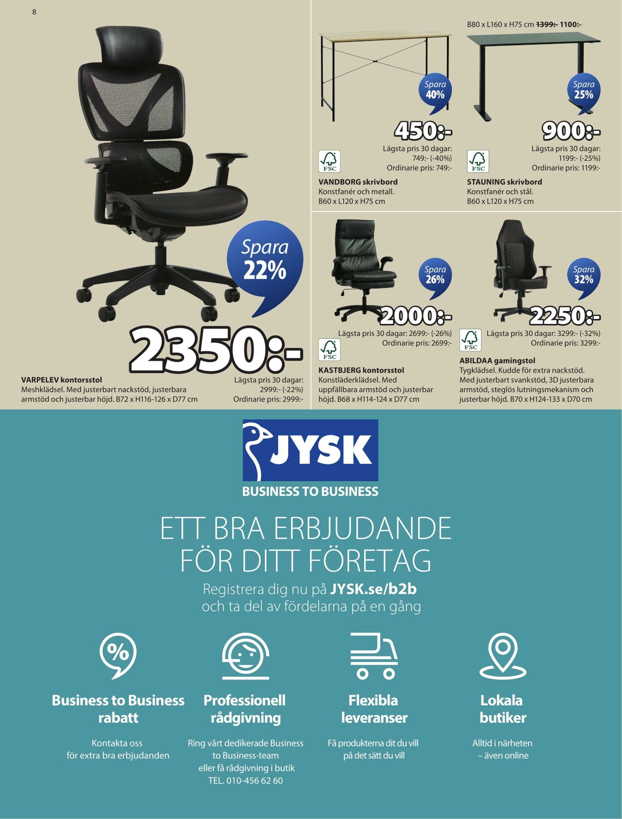 Erbjudanden Jysk 25.08.2025 - 01.09.2025