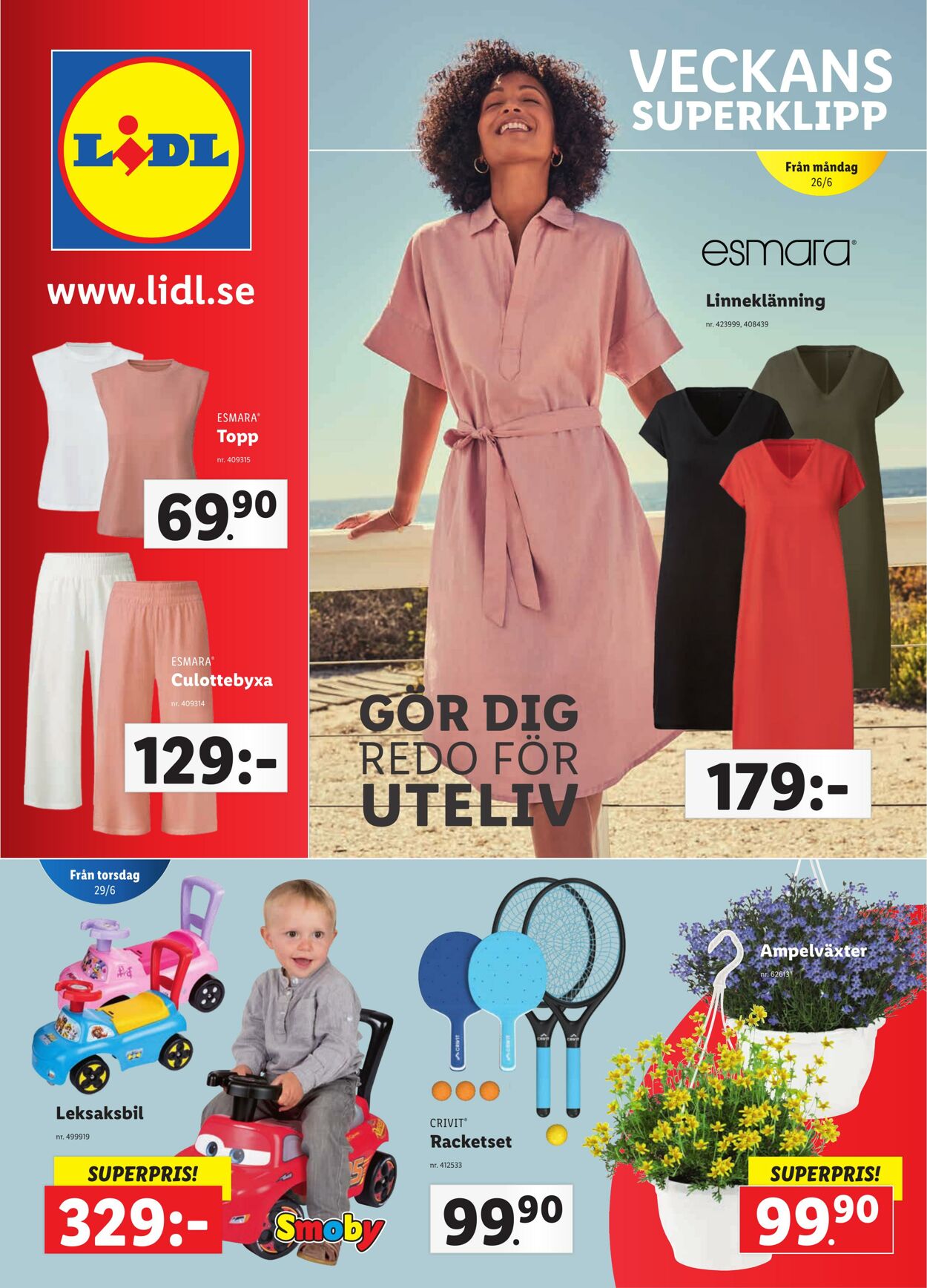 Lidl Reklamblad - Giltig från 26.06 till 02.07 - Sida nb 1 