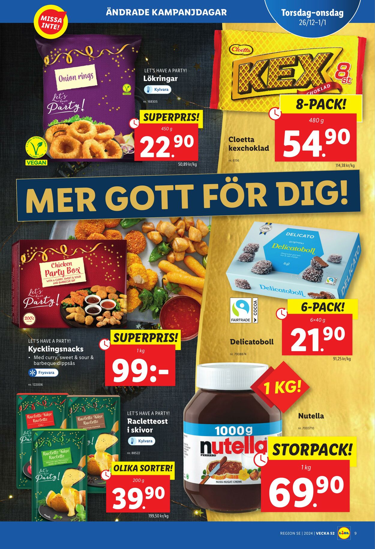 Erbjudanden Lidl 26.12.2024 - 05.01.2025