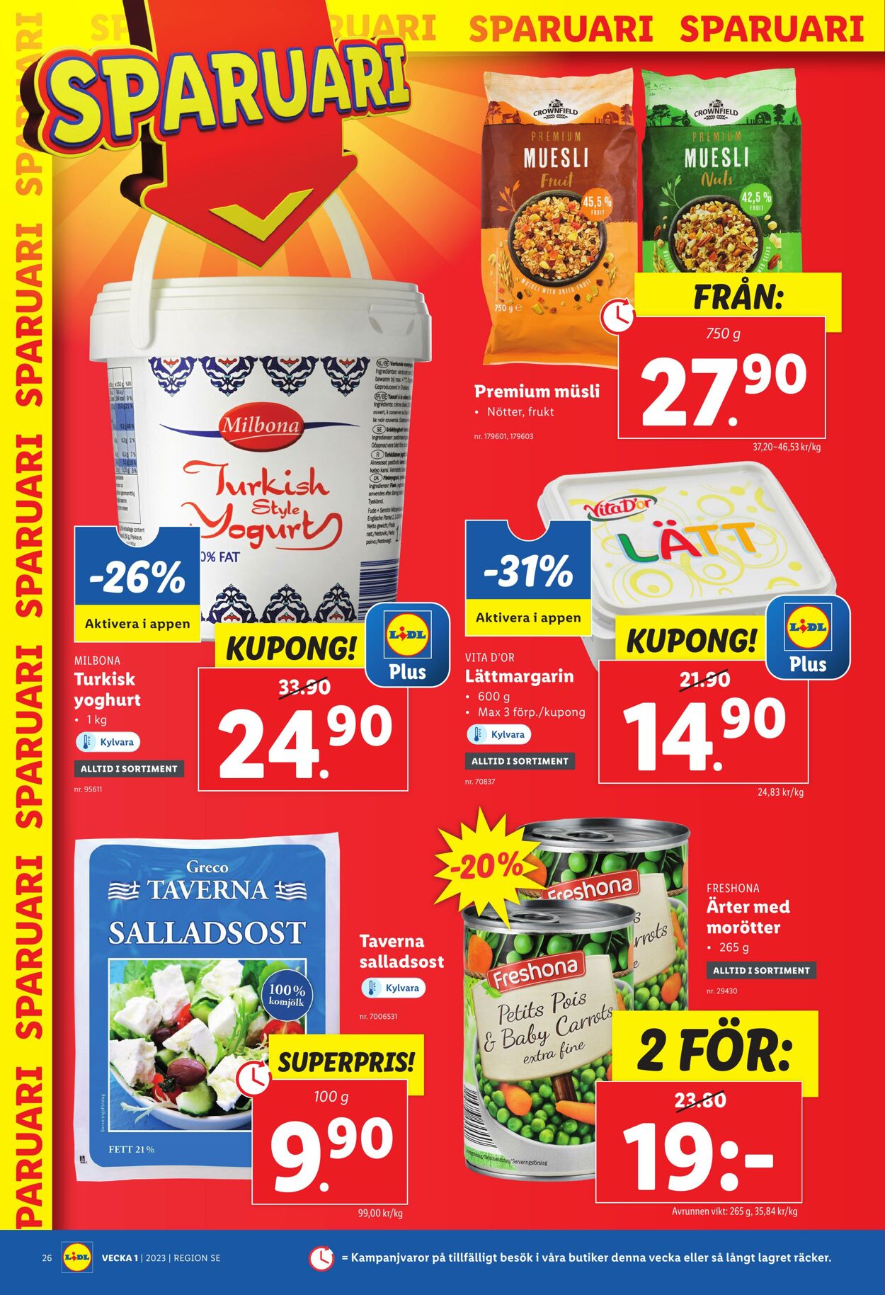 Erbjudanden Lidl 02.01.2024 - 07.01.2024