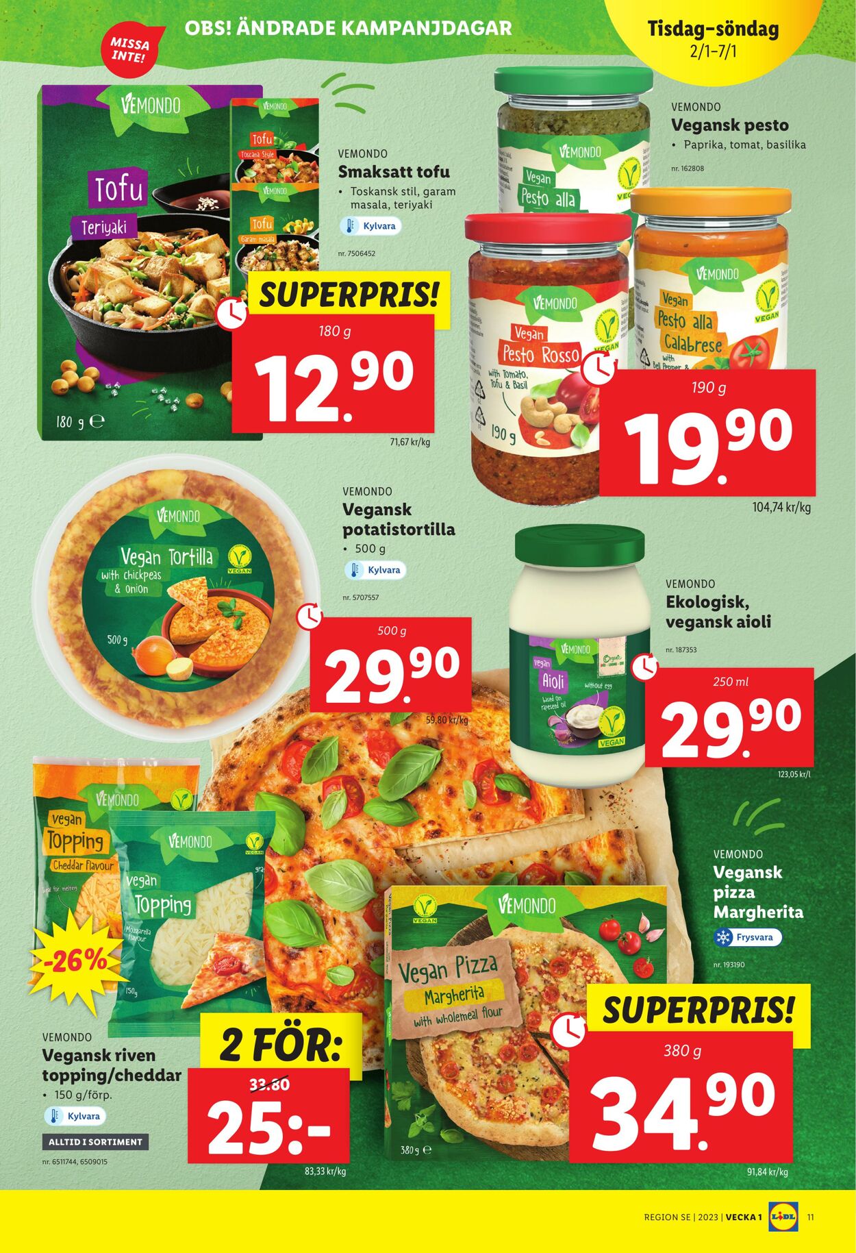 Erbjudanden Lidl 02.01.2024 - 07.01.2024