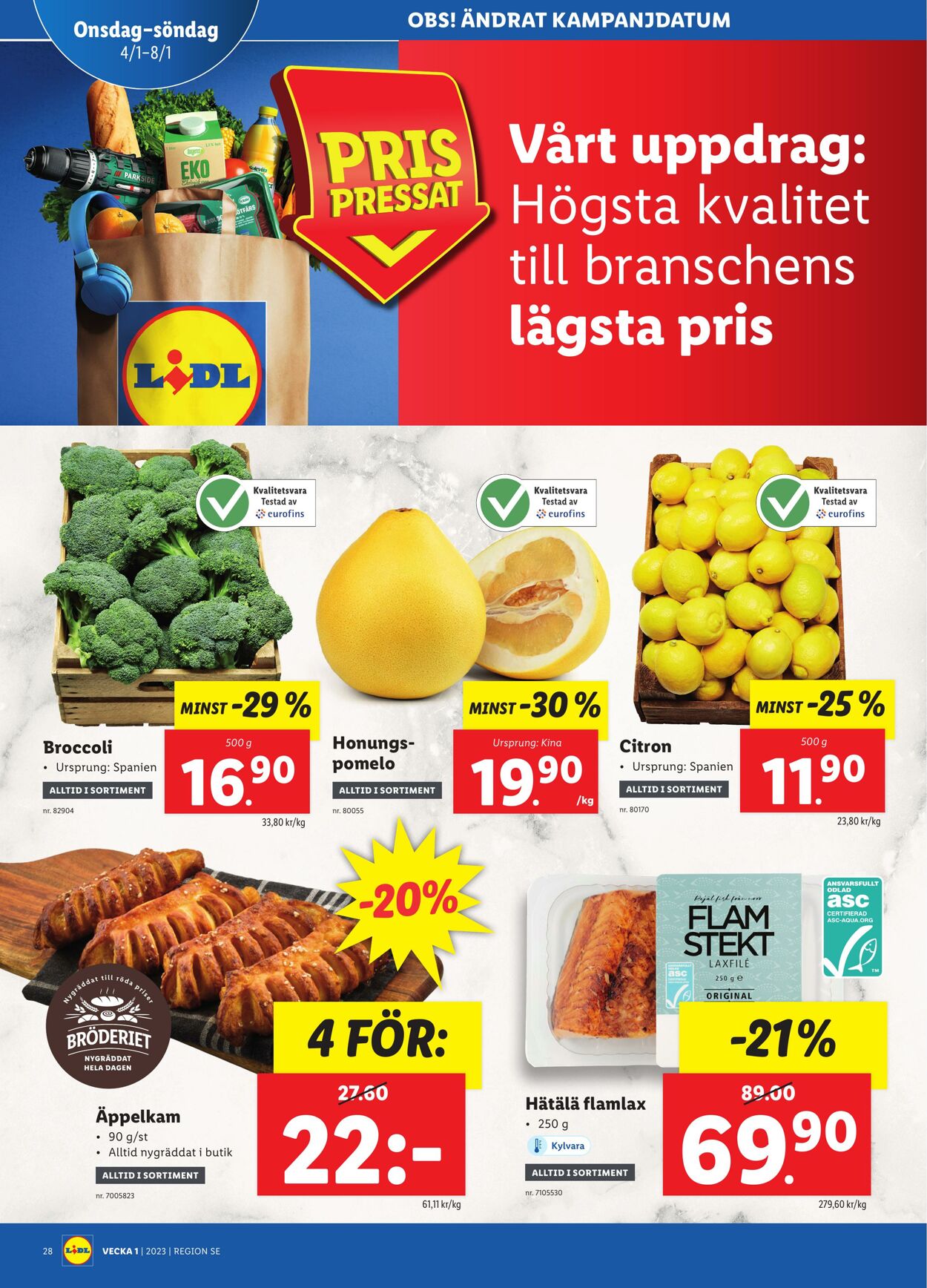 Erbjudanden Lidl 02.01.2023 - 08.01.2023