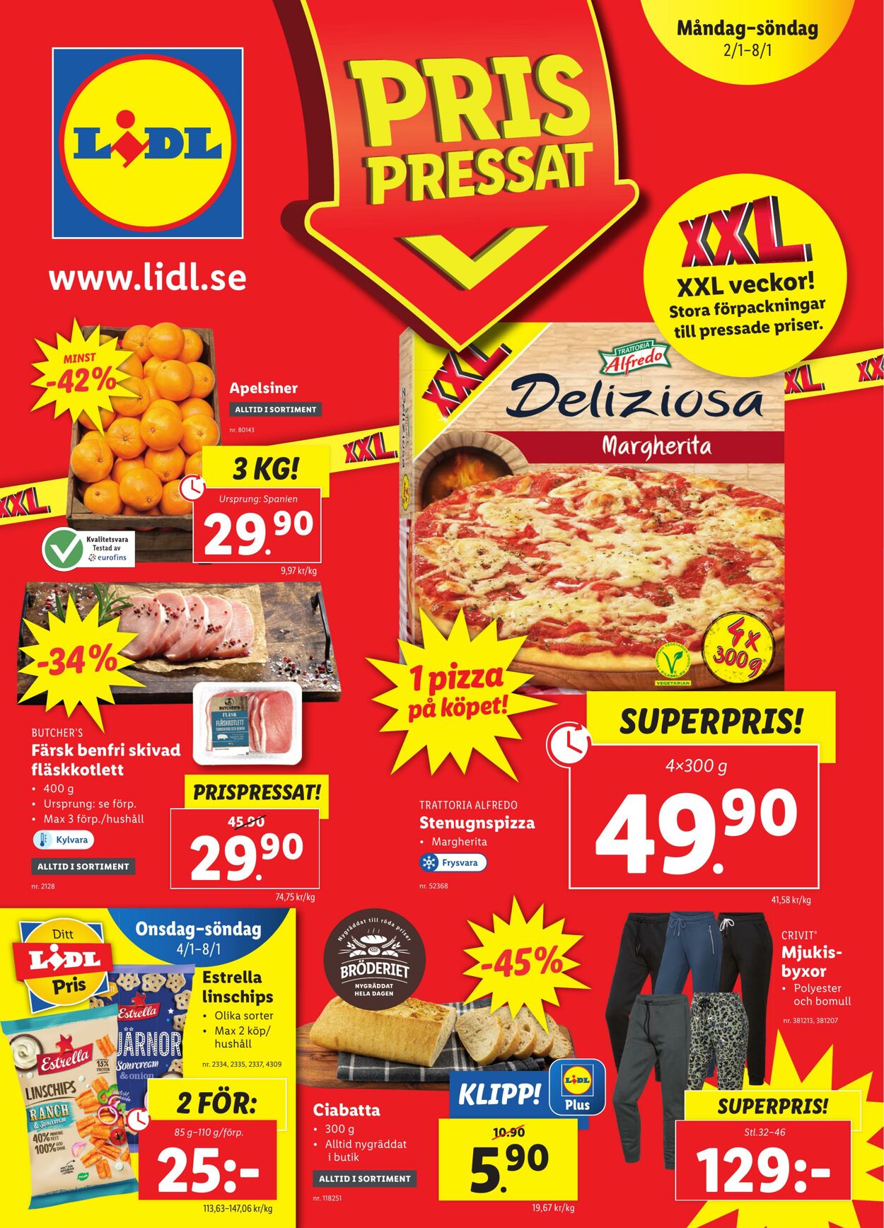 Erbjudanden Lidl 02.01.2023 - 08.01.2023