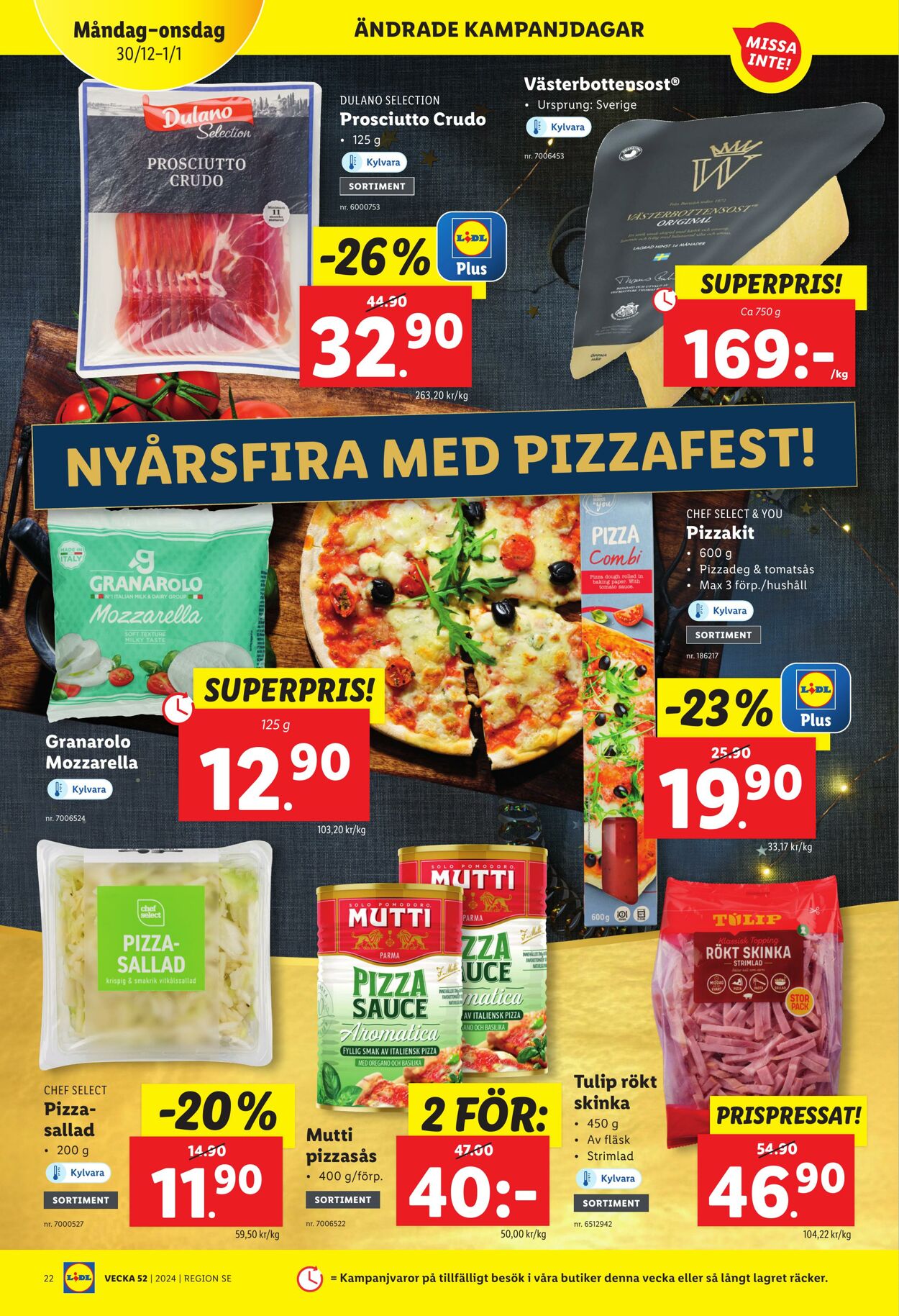 Erbjudanden Lidl 26.12.2024 - 05.01.2025