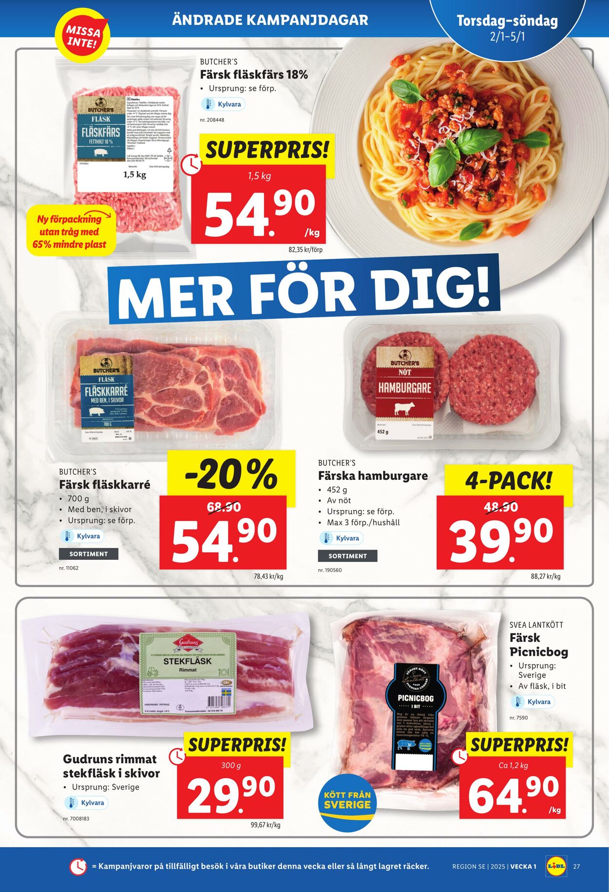 Erbjudanden Lidl 26.12.2024 - 05.01.2025