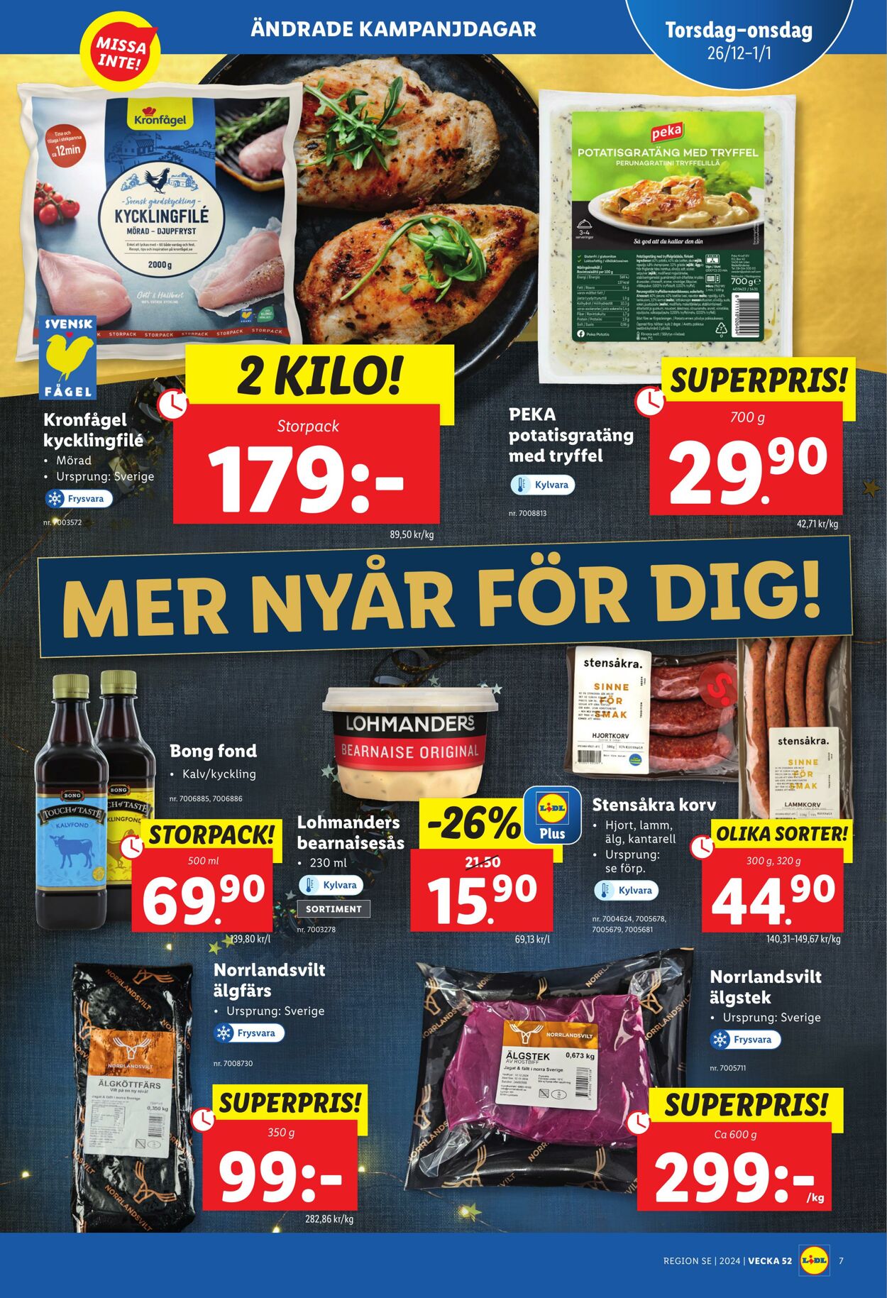 Erbjudanden Lidl 26.12.2024 - 05.01.2025