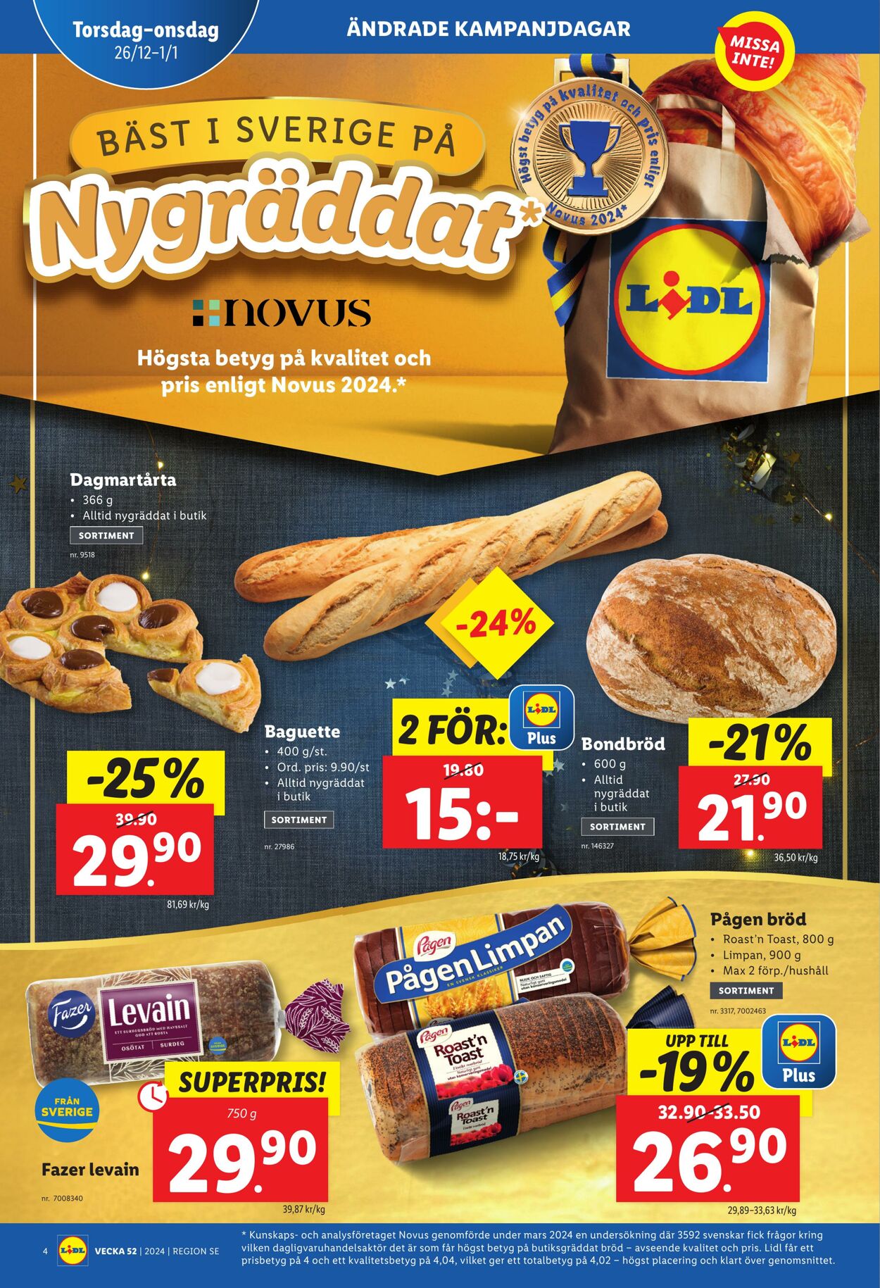 Erbjudanden Lidl 26.12.2024 - 05.01.2025