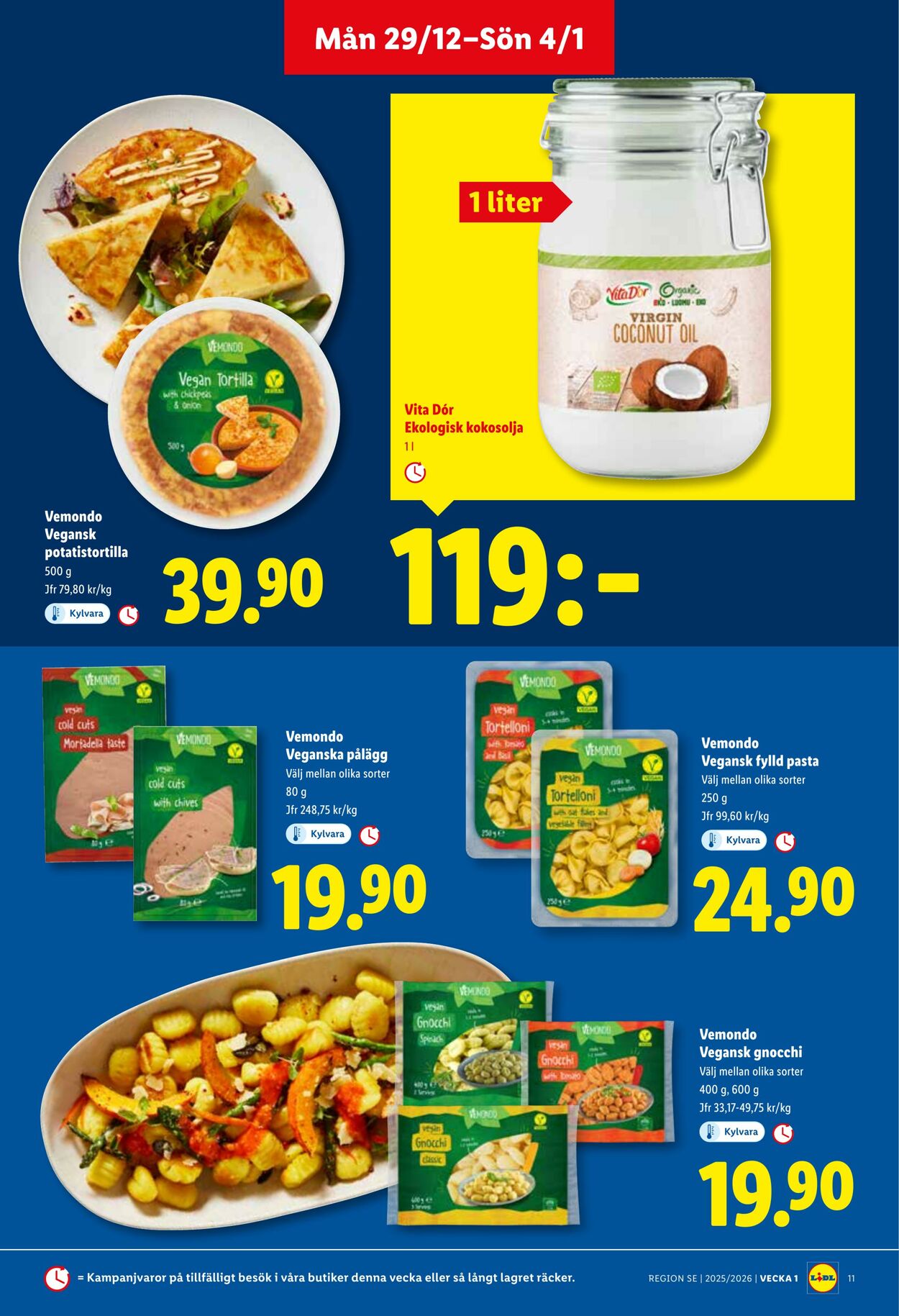 Erbjudanden Lidl 29.12.2025 - 04.01.2026
