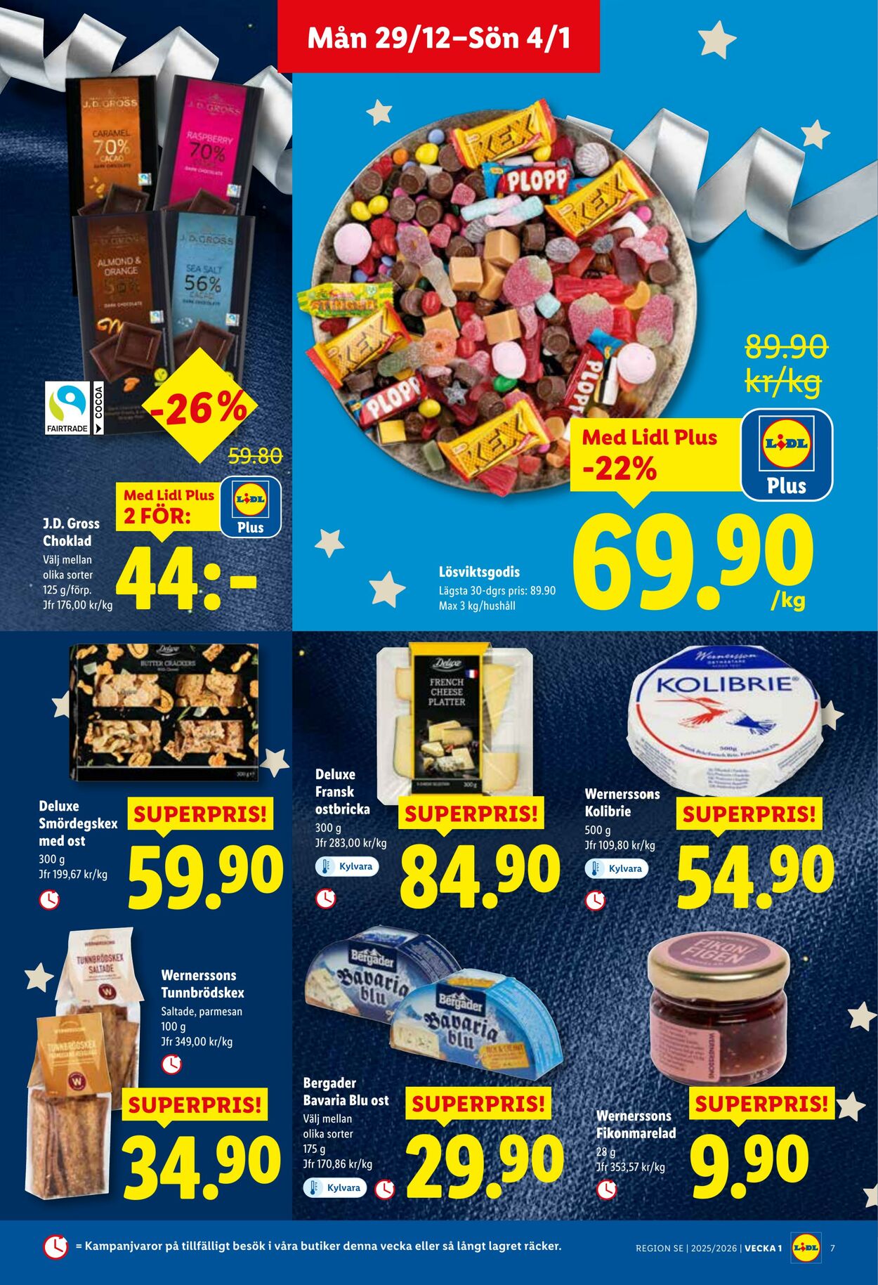 Erbjudanden Lidl 29.12.2025 - 04.01.2026