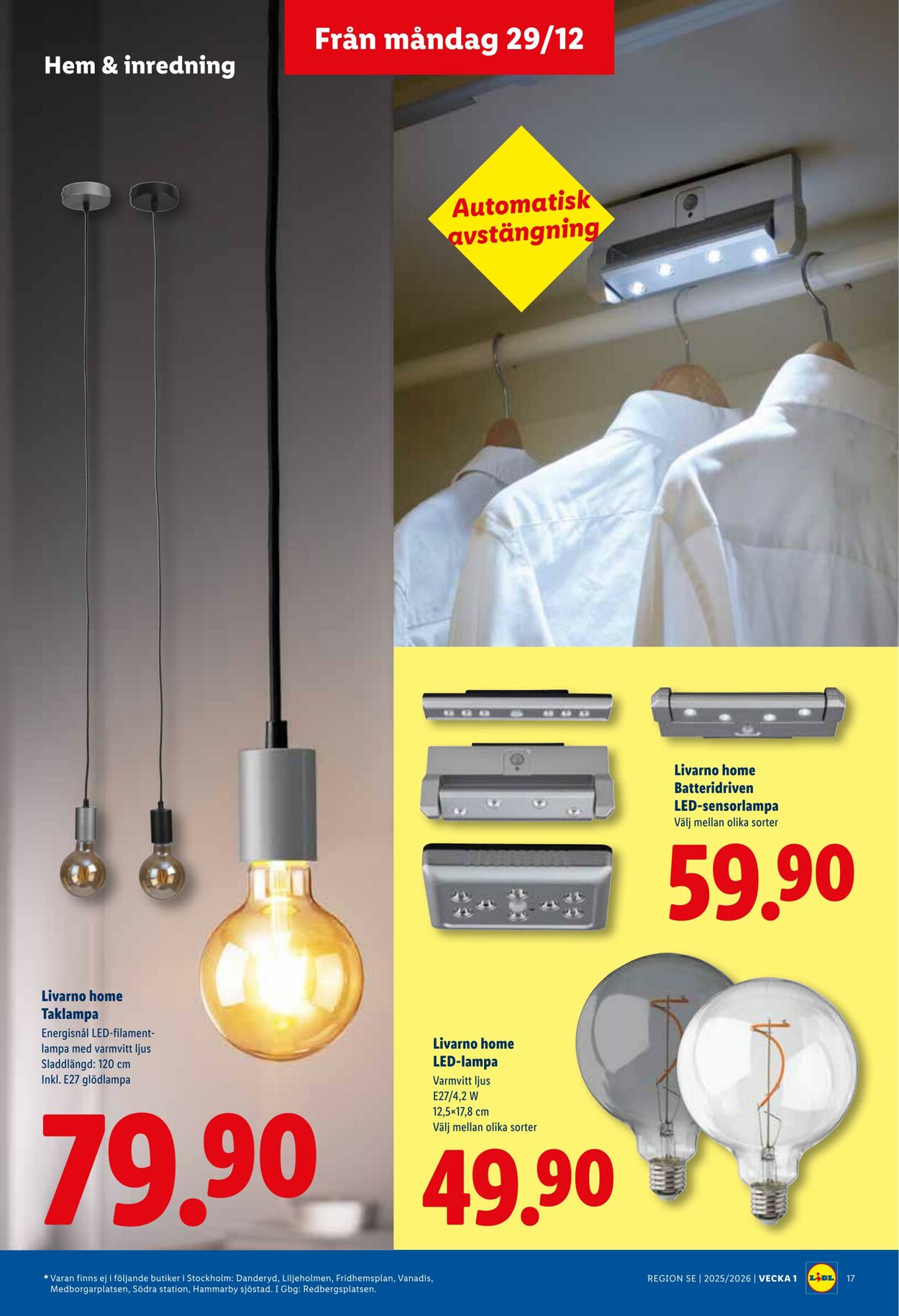 Erbjudanden Lidl 29.12.2025 - 04.01.2026