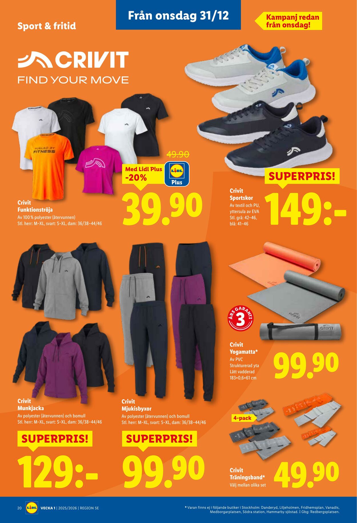 Erbjudanden Lidl 29.12.2025 - 04.01.2026