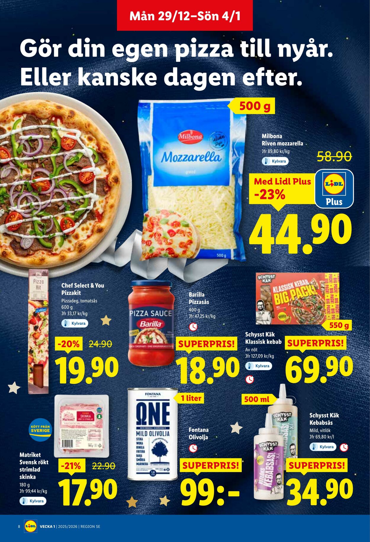 Erbjudanden Lidl 29.12.2025 - 04.01.2026