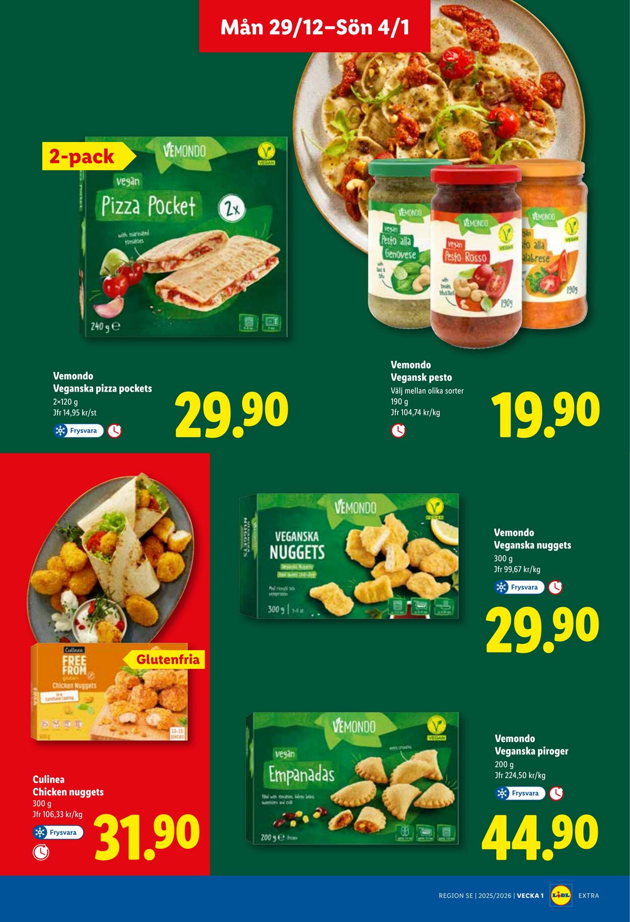 Erbjudanden Lidl 29.12.2025 - 04.01.2026