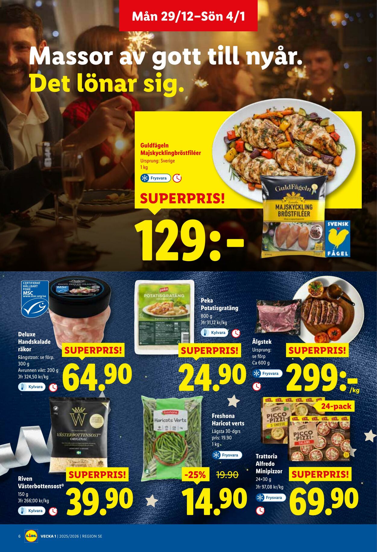 Erbjudanden Lidl 29.12.2025 - 04.01.2026