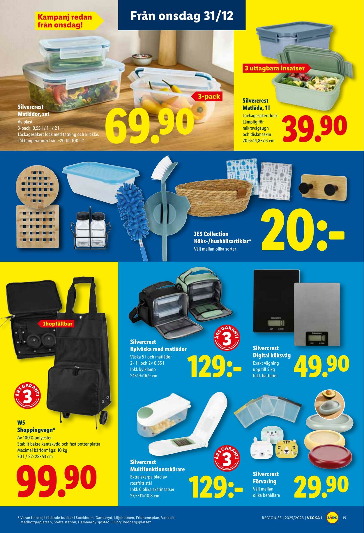 Erbjudanden Lidl 29.12.2025 - 04.01.2026