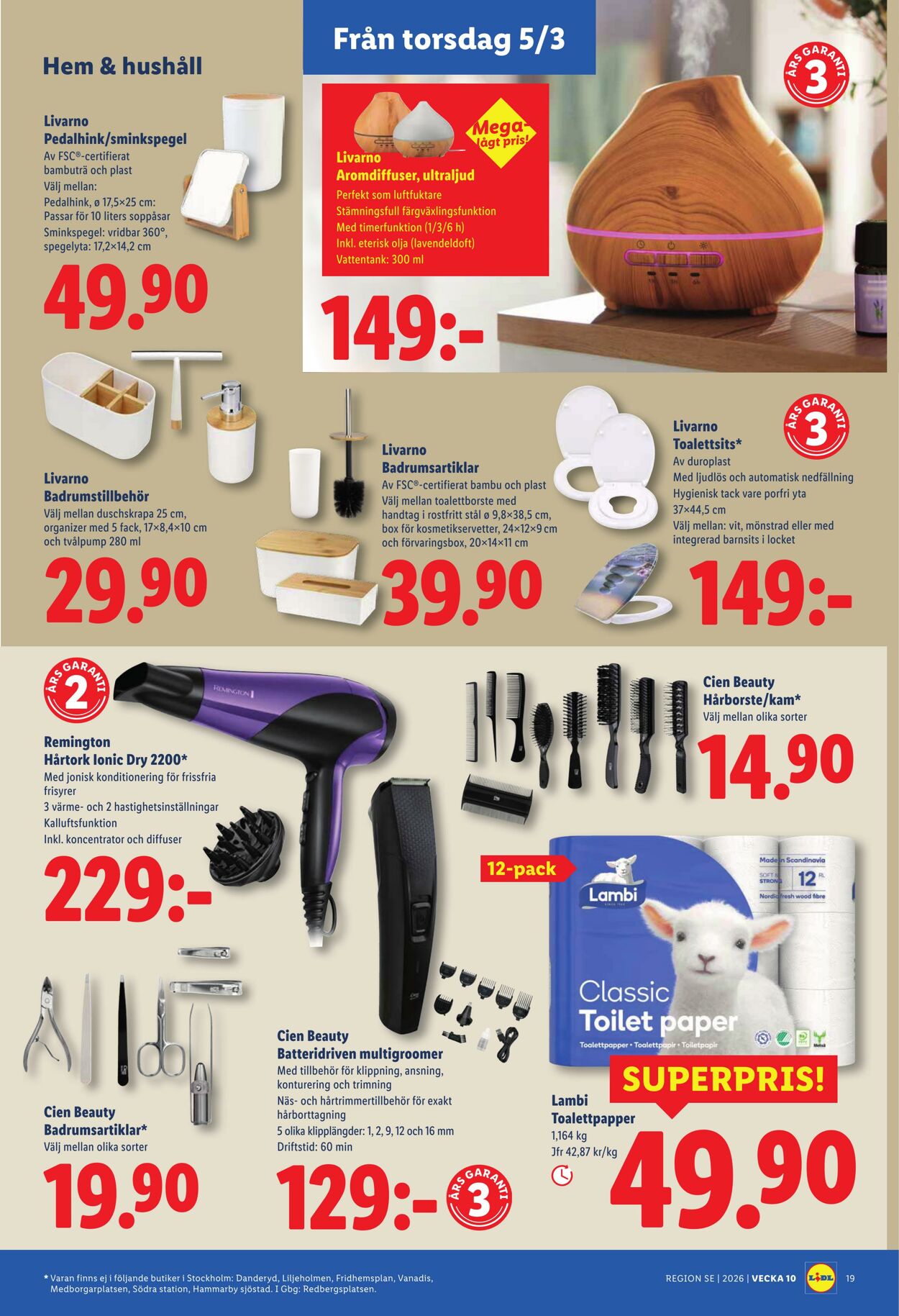 Erbjudanden Lidl 02.03.2026 - 08.03.2026