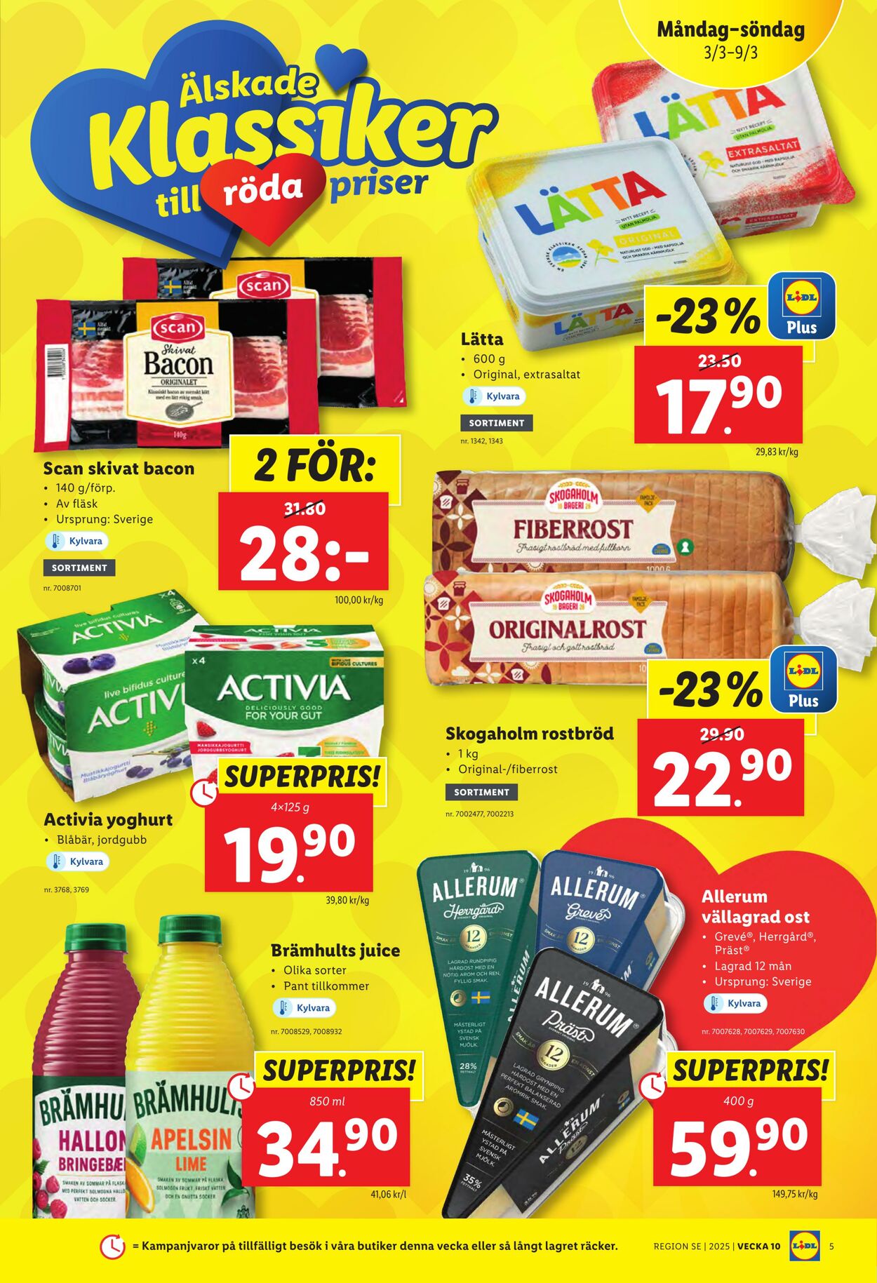 Erbjudanden Lidl 03.03.2025 - 09.03.2025