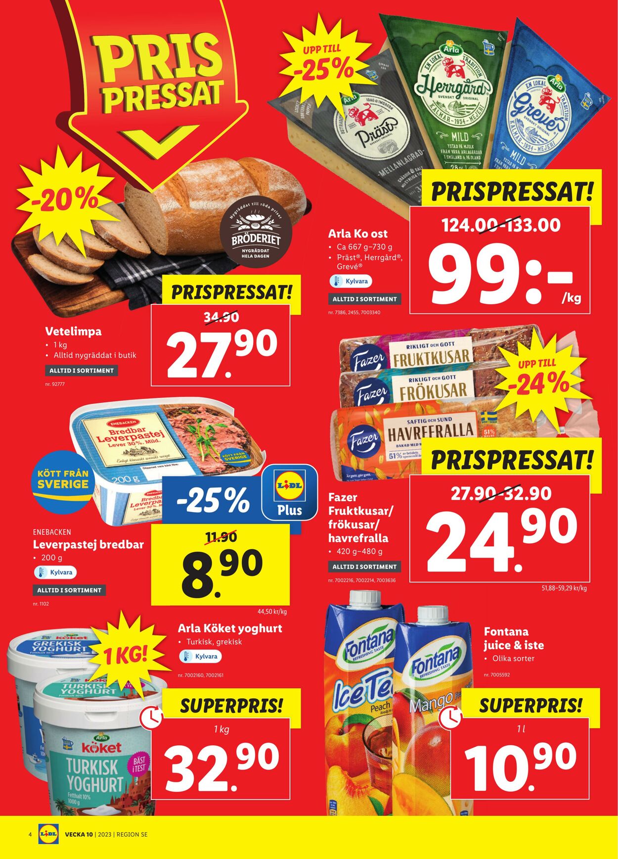 Erbjudanden Lidl 06.03.2023 - 12.03.2023